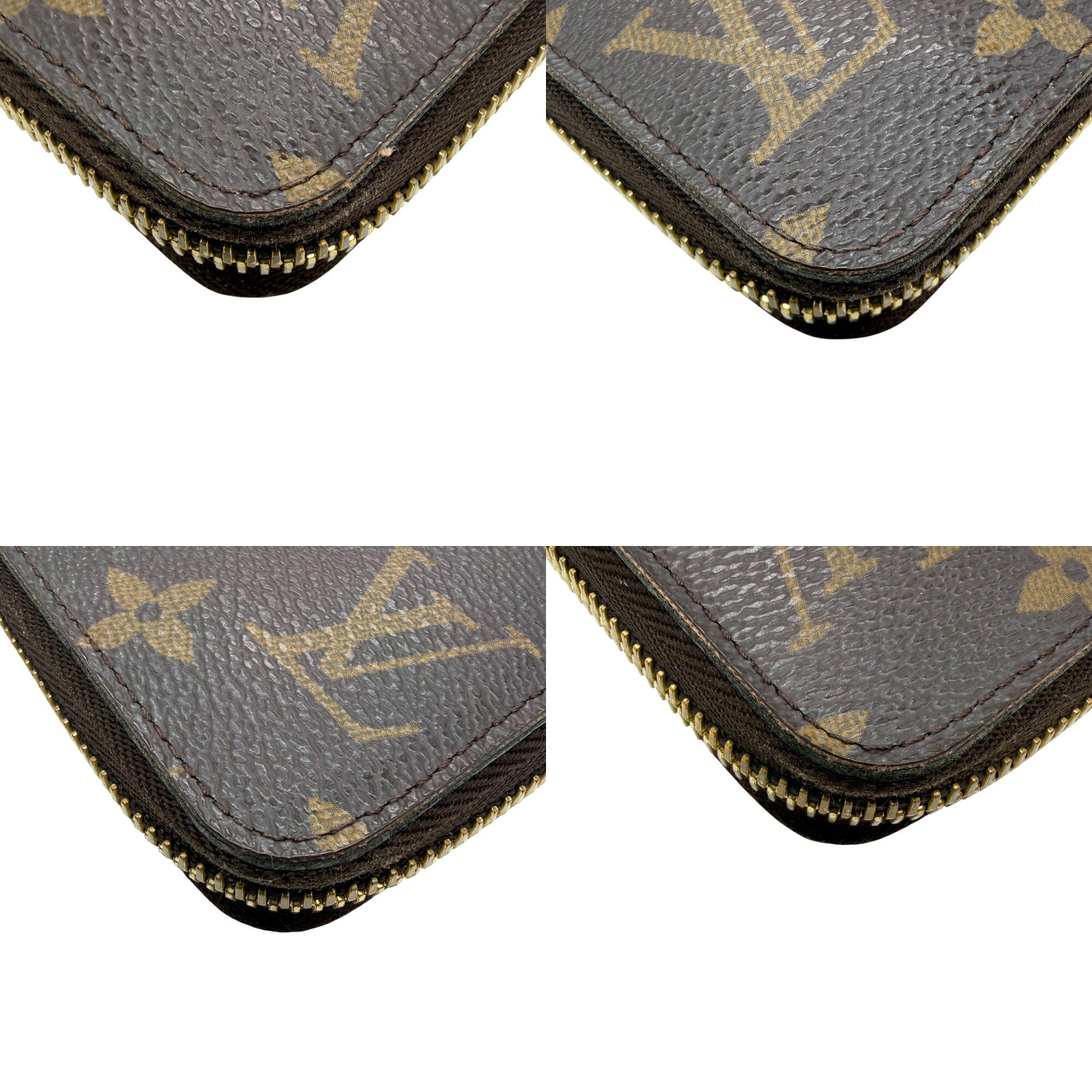 Louis Vuitton Brown Monogram Long Wallet (Bi-Fold) (Pre-Owned)