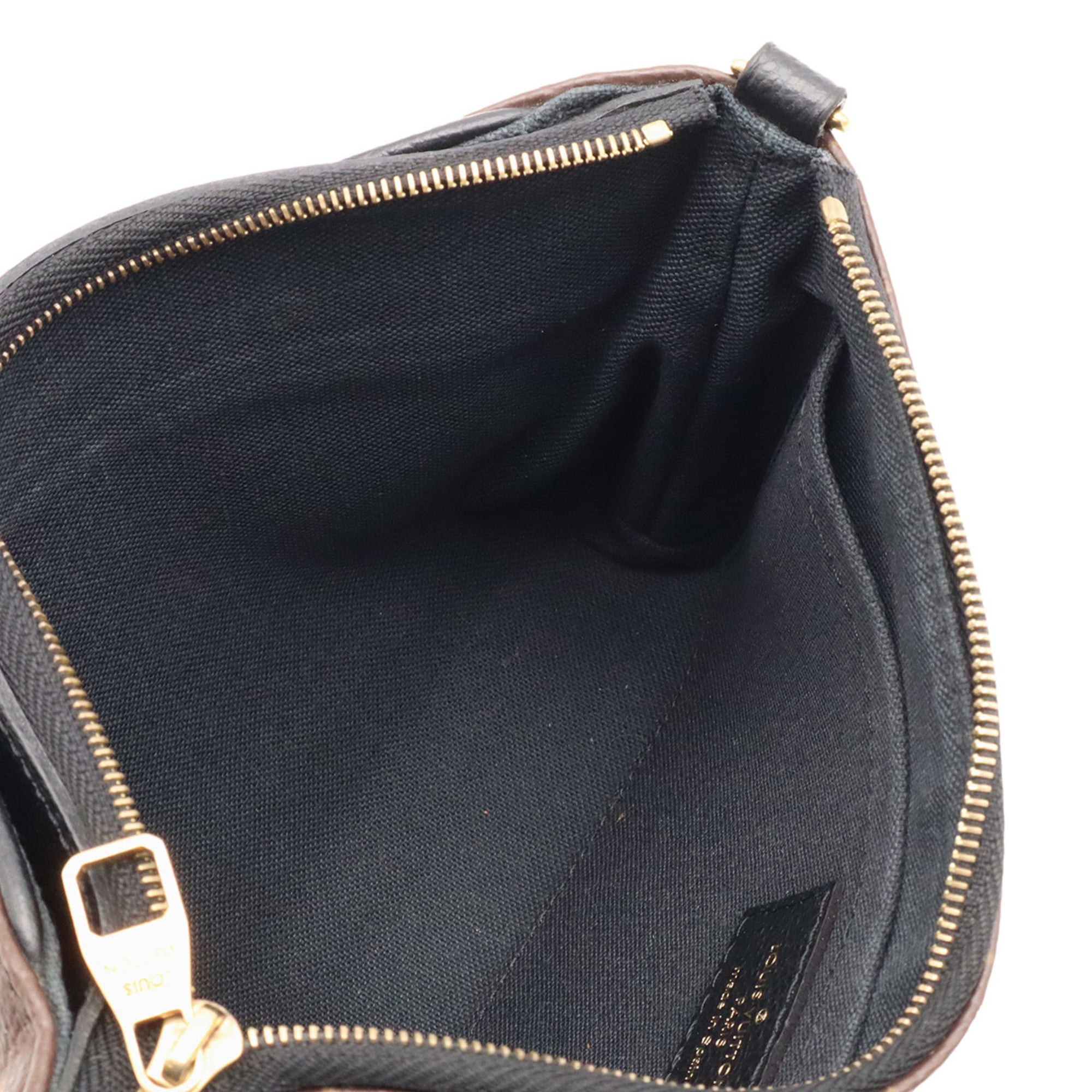 Louis Vuitton Black Monogram Noir White Monogram Clutch Bag Shoulder Bag (Pre-Owned)