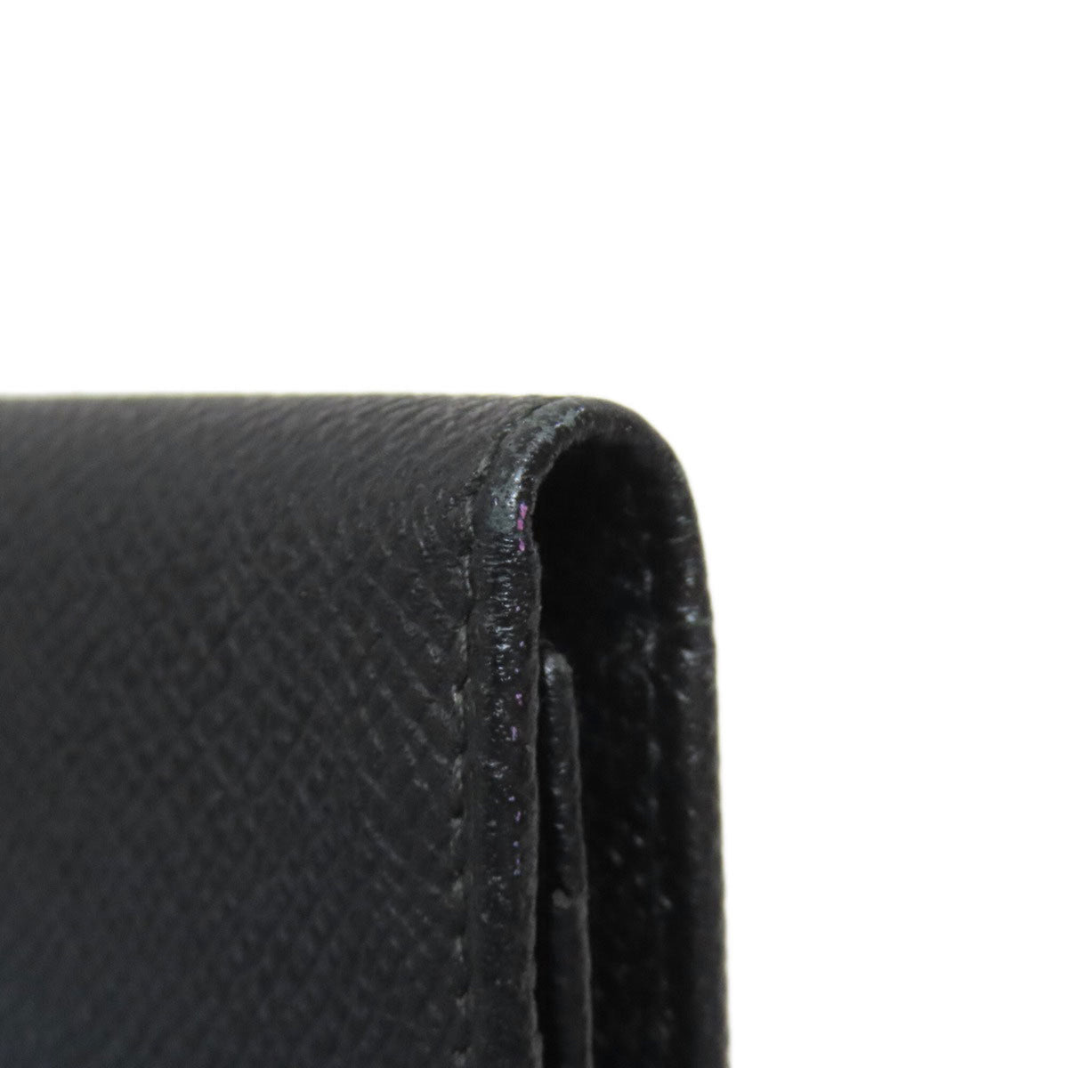 Bvlgari Black Leather Long Wallet (Bi-Fold) (Pre-Owned)