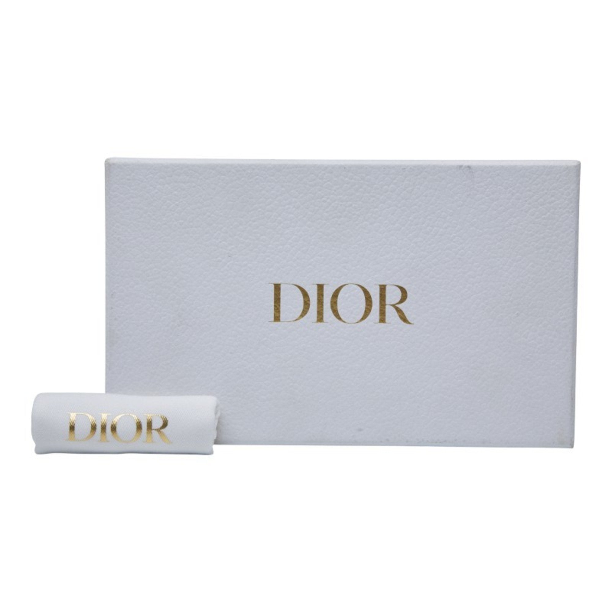 Christian Dior Black Leather Wallet (Bi-Fold) (Pre-Owned)