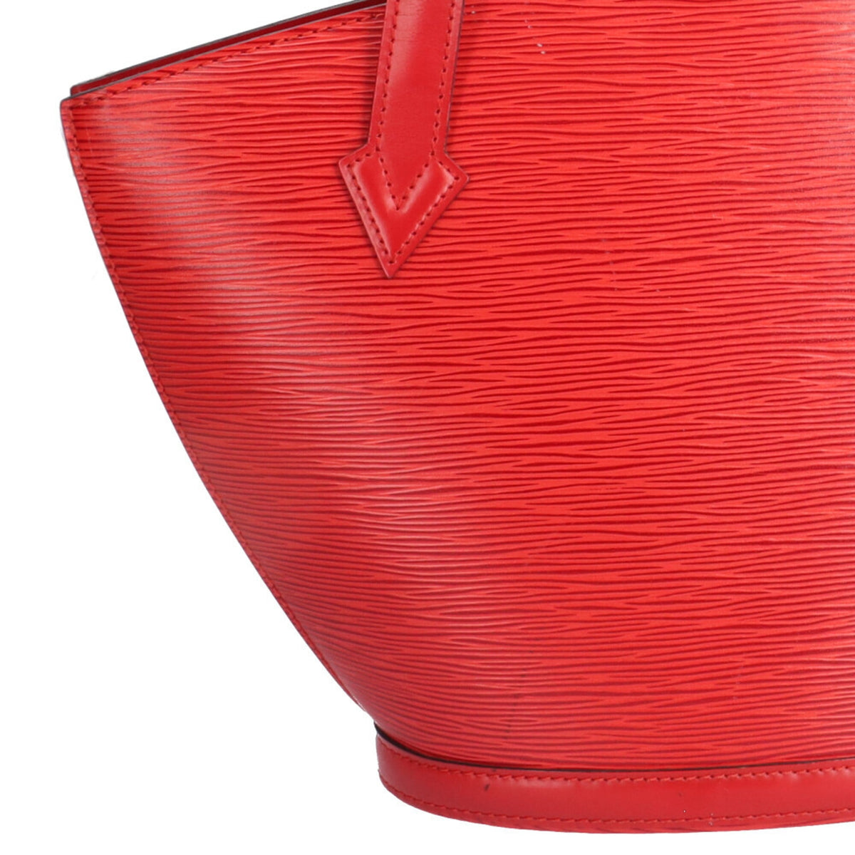 Louis Vuitton Epi Castilian Red Red Color Epi Leather Handbag Shoulder Bag (Pre-Owned)