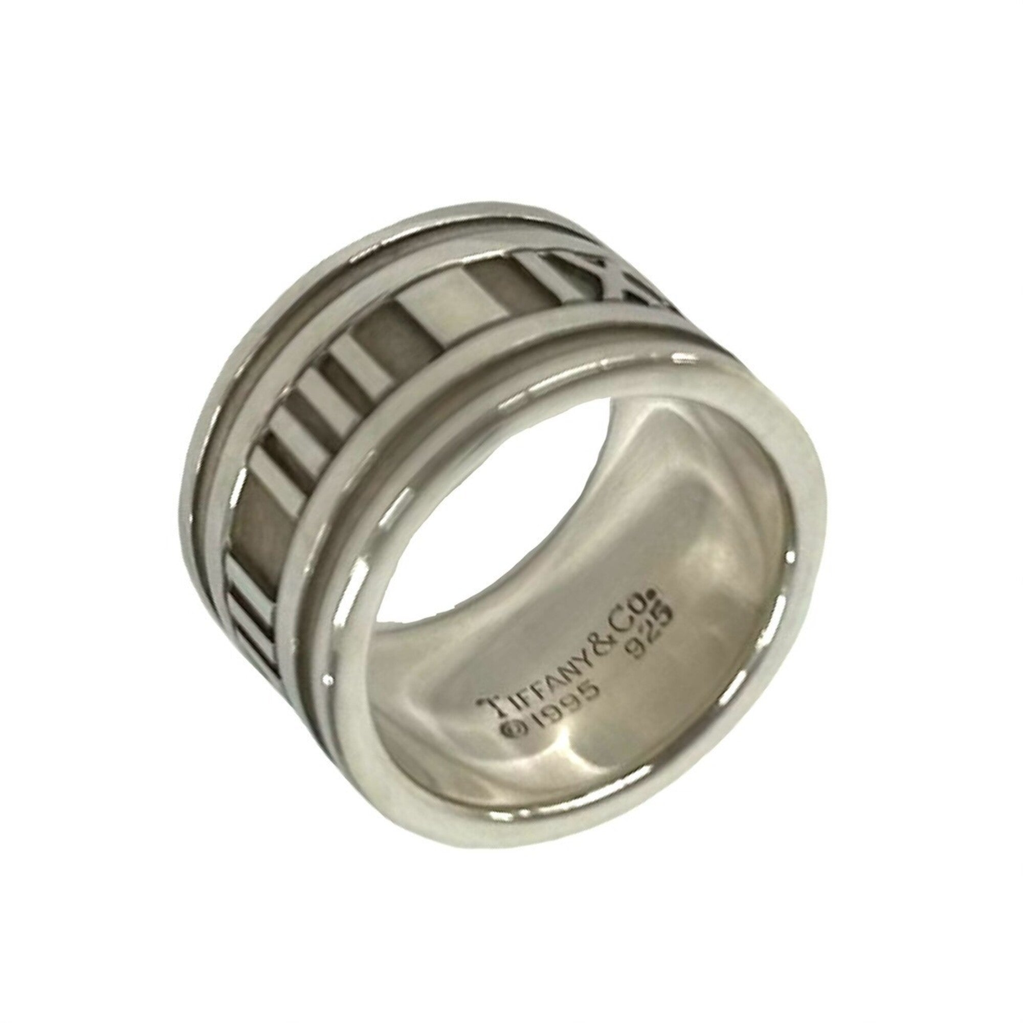 Tiffany Silver Silver 925 Band Ring (Pre-Owned)