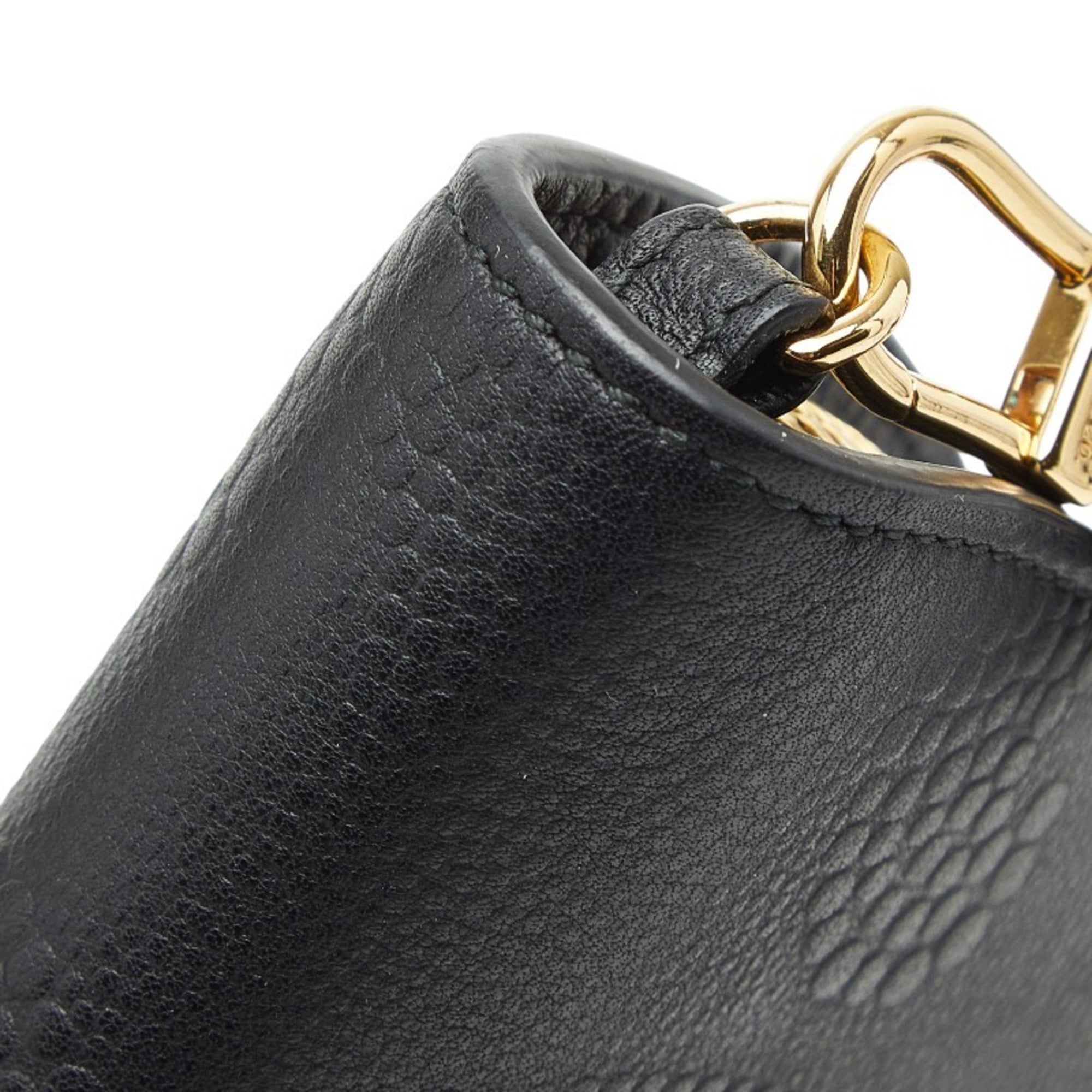 Tiffany Black Leather Long Wallet (Bi-Fold) (Pre-Owned)