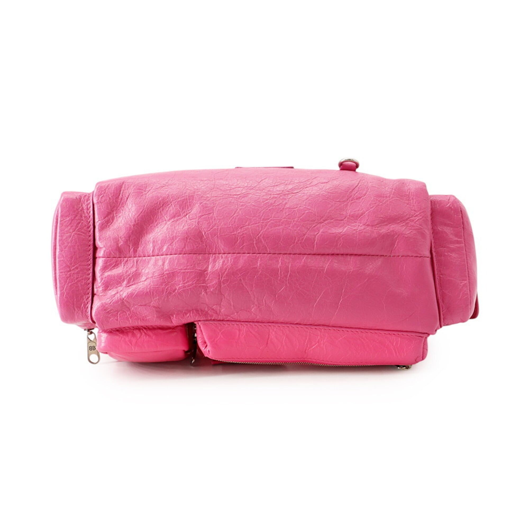 Balenciaga Pink Leather Handbag Shoulder Bag (Pre-Owned)