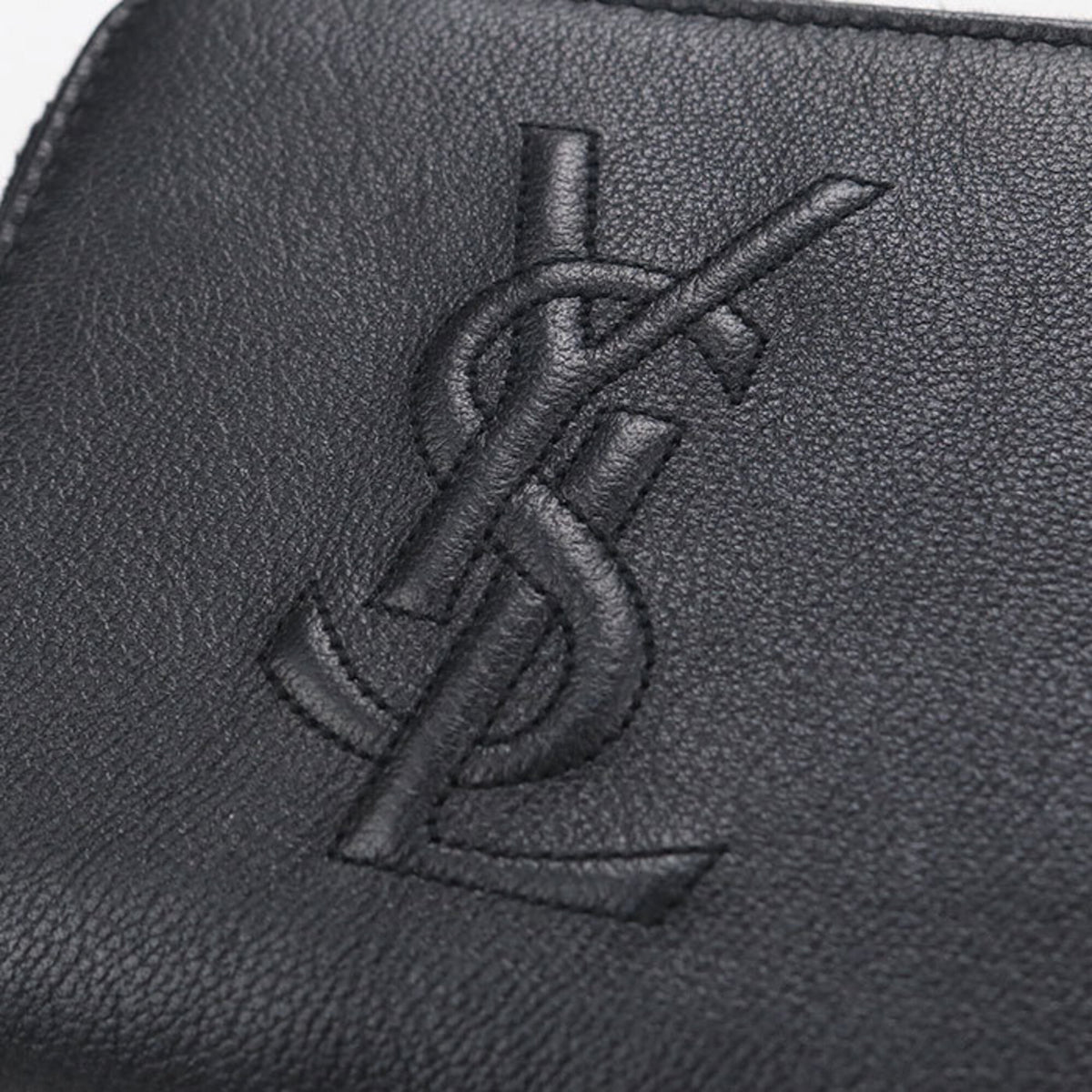Saint Laurent Black Leather Wallet (Bi-Fold) (Pre-Owned)