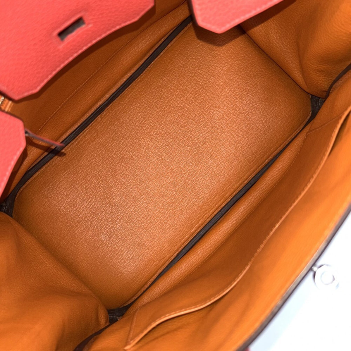 Hermes Pink Leather Handbag (Pre-Owned)