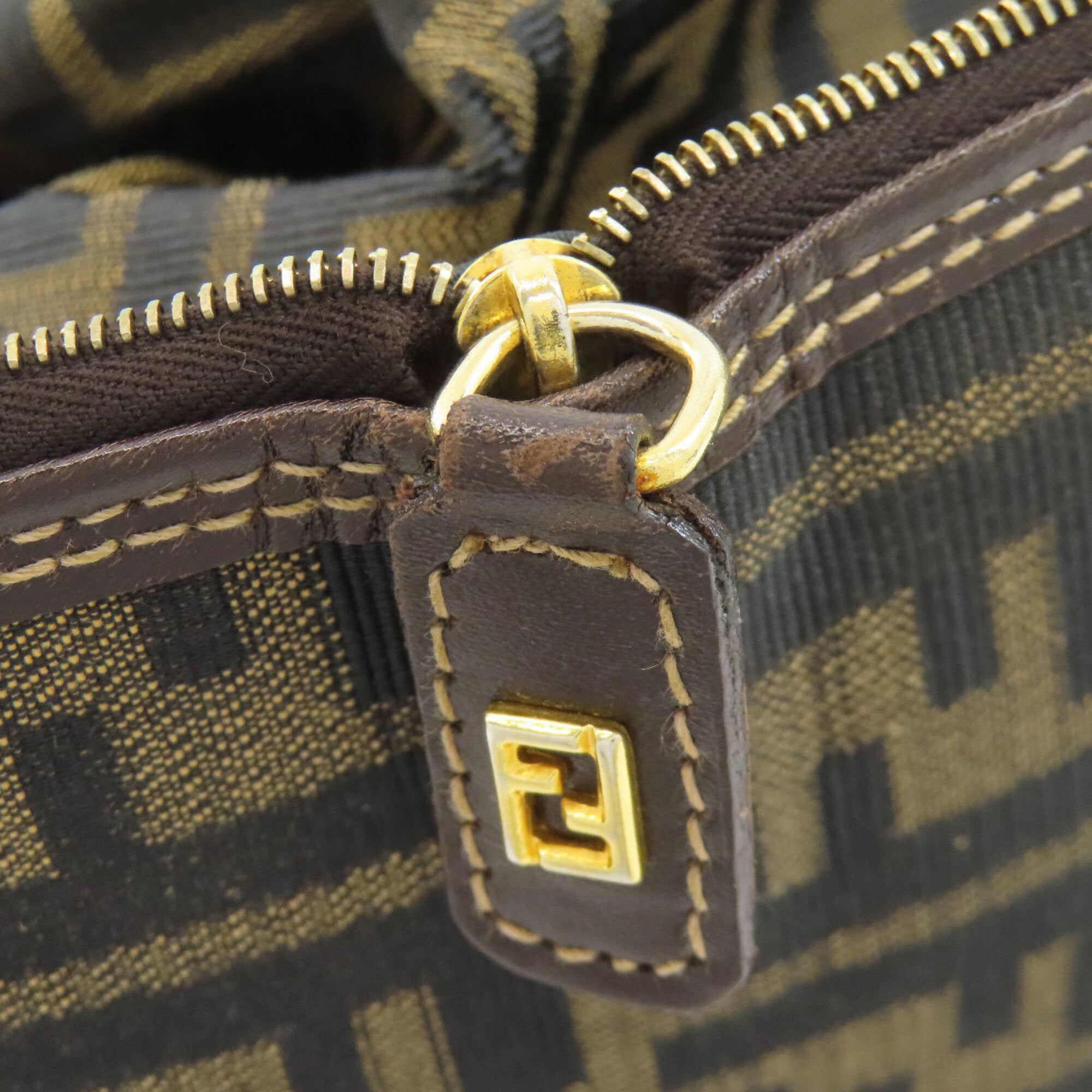 Fendi Brown Canvas Eco-Bag Tote Bag (Pre-Owned)