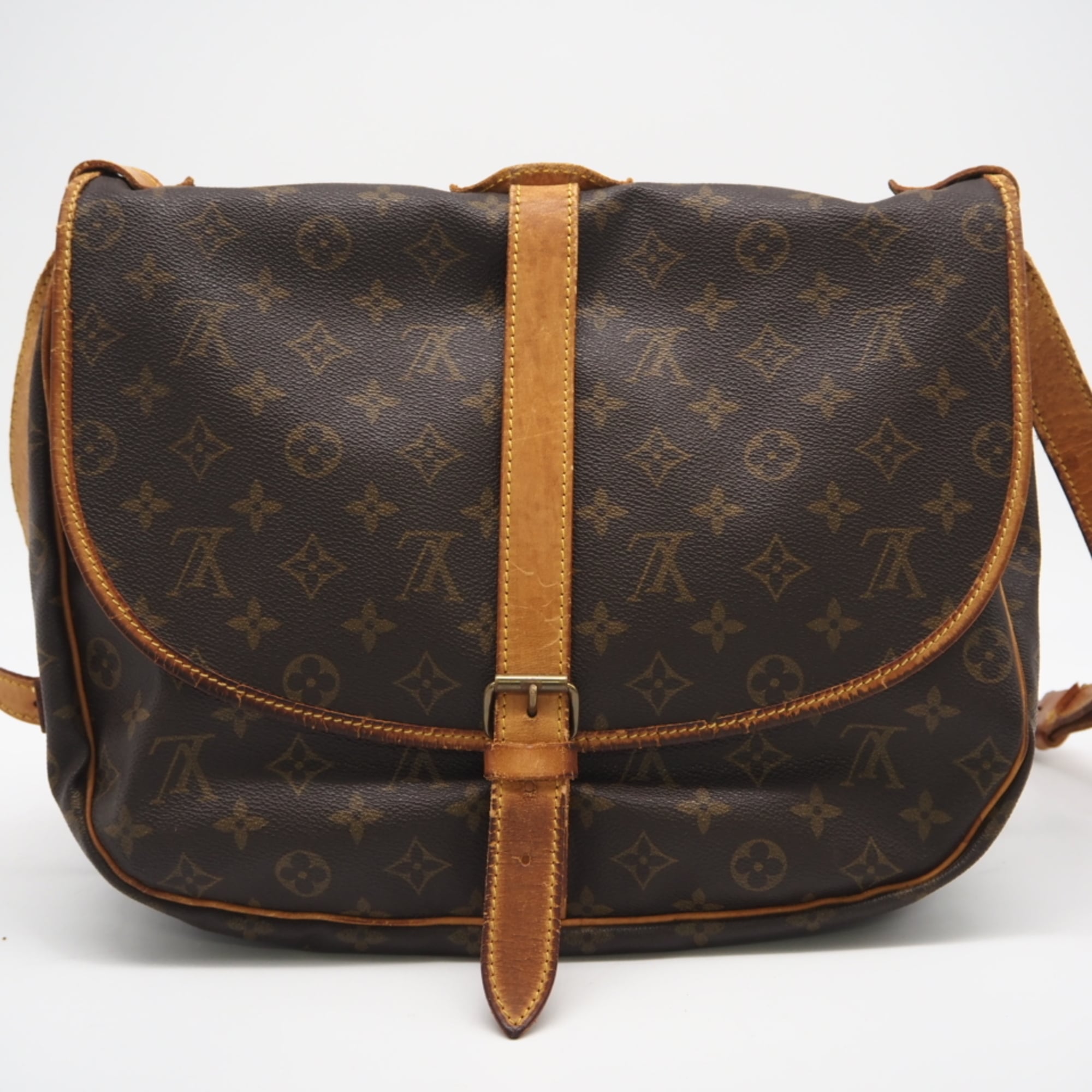 Louis Vuitton Brown Monogram Monogram Shoulder Bag (Pre-Owned)