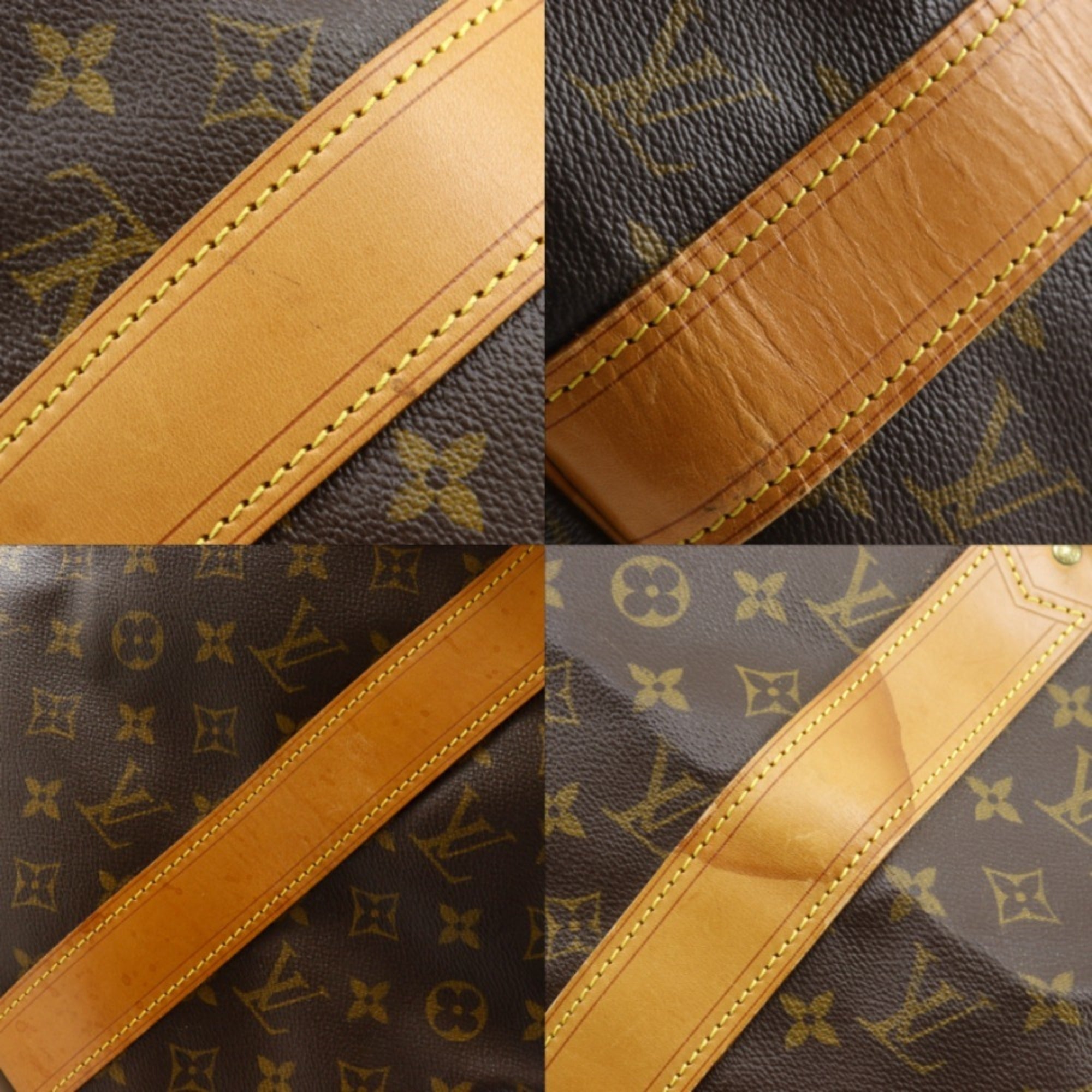Louis Vuitton Brown Monogram Canvas Boston Bag (Pre-Owned)