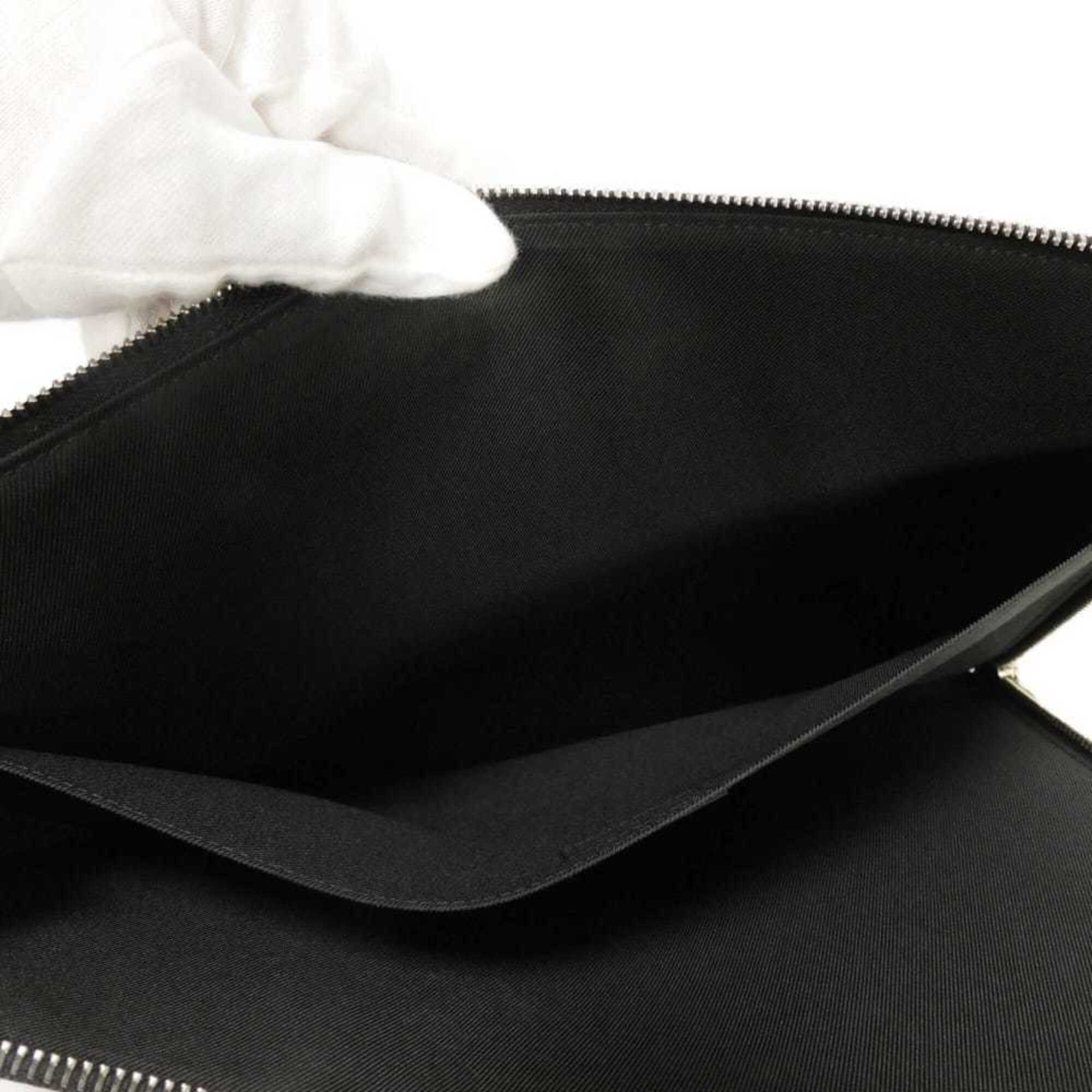 Louis Vuitton Black Blue Damier Graphite Canvas Clutch Bag Pochette (Pre-Owned)