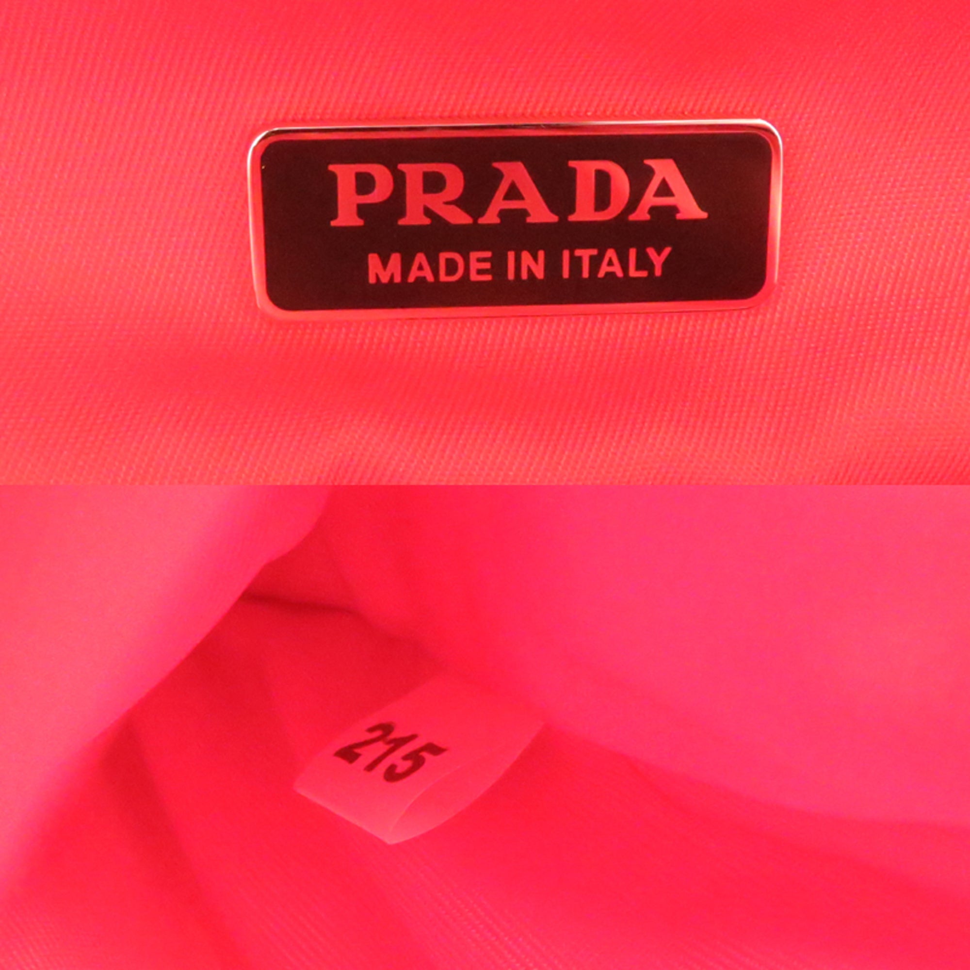 Prada Khaki Nylon Leather Backpack (Pre-Owned)