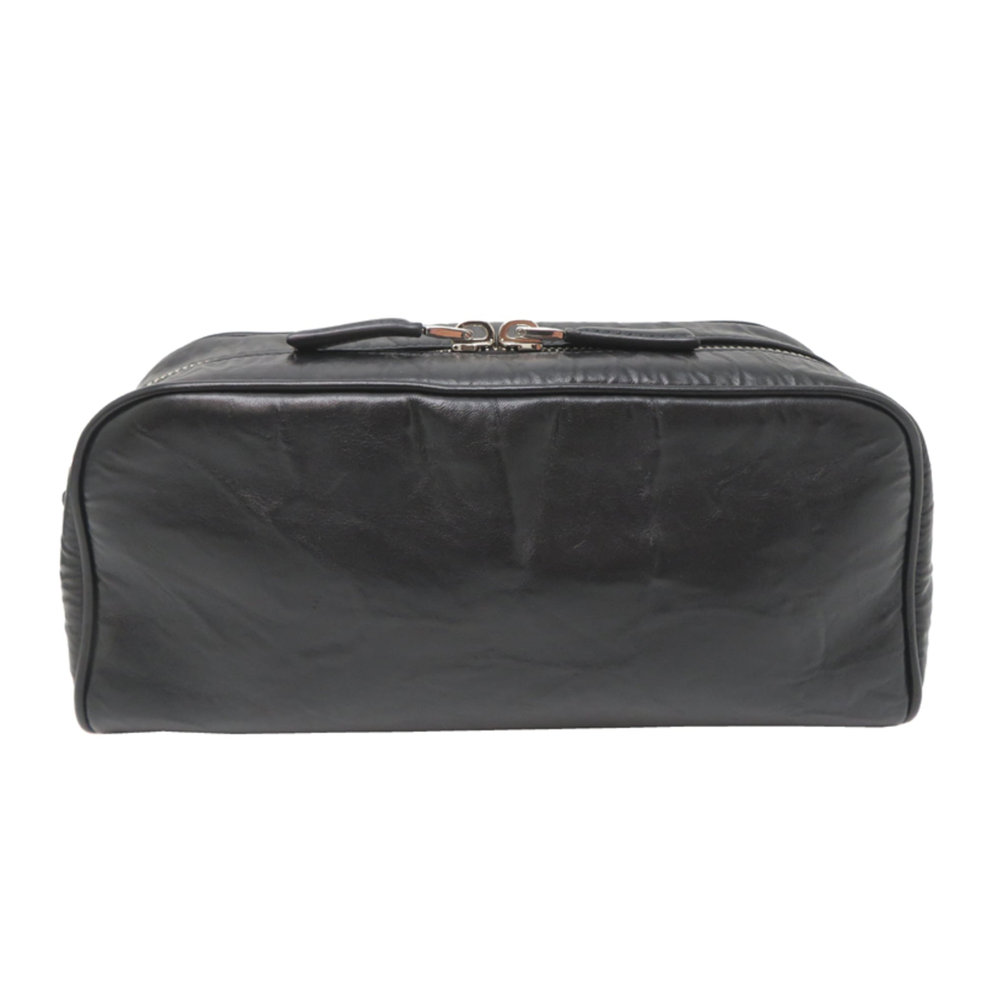 Prada Black Nappa Leather Leather Shoulder Bag (Pre-Owned)