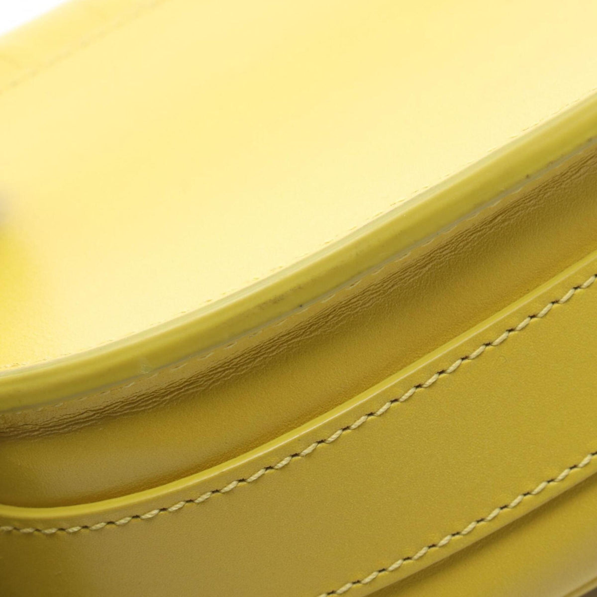 Christian Dior Yellow Leather Handbag Shoulder Bag (Pre-Owned)