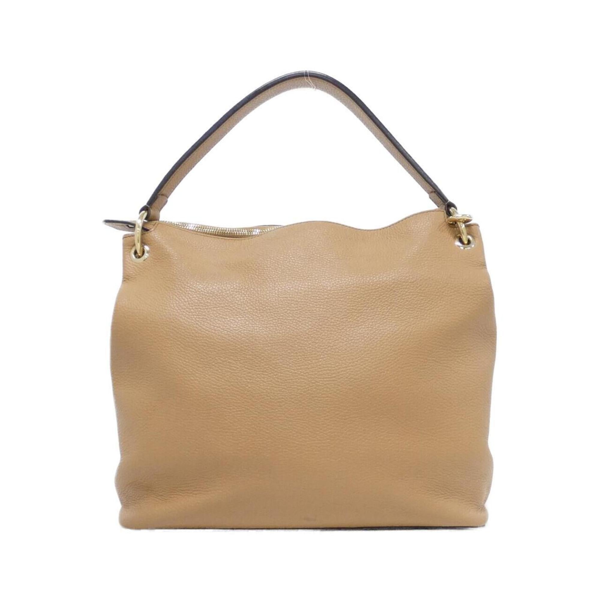 Gucci Beige Leather Shoulder Bag (Pre-Owned)