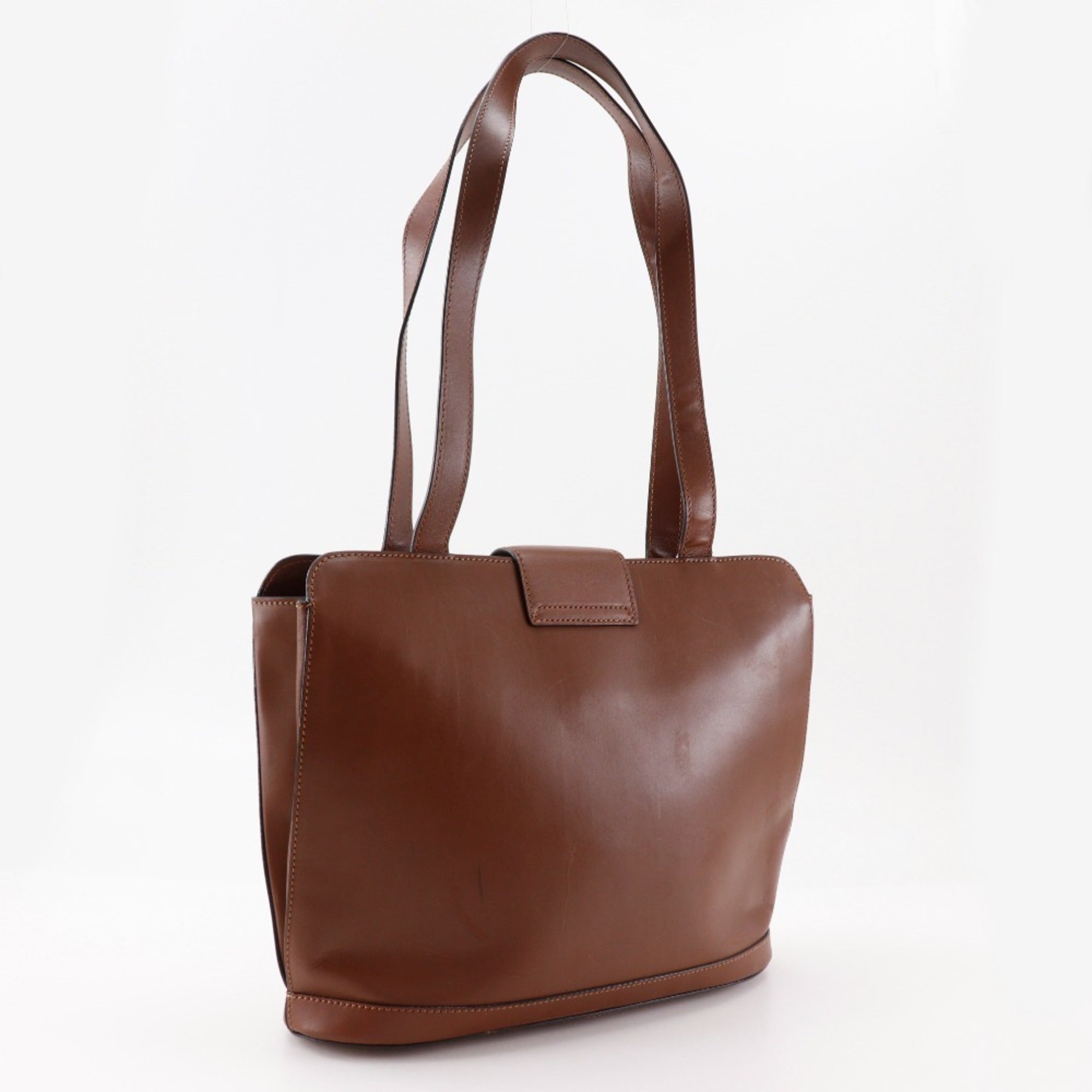 Celine Brown Leather Tote Bag (Pre-Owned)
