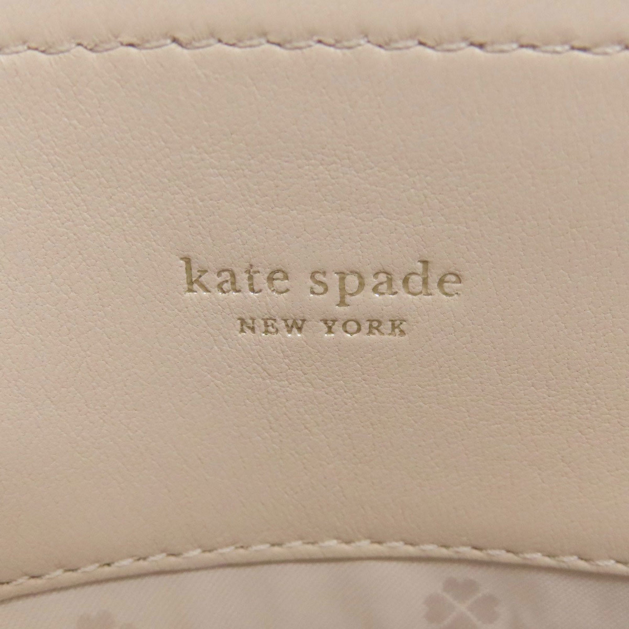 Kate Spade Beige Leather Shoulder Bag (Pre-Owned)