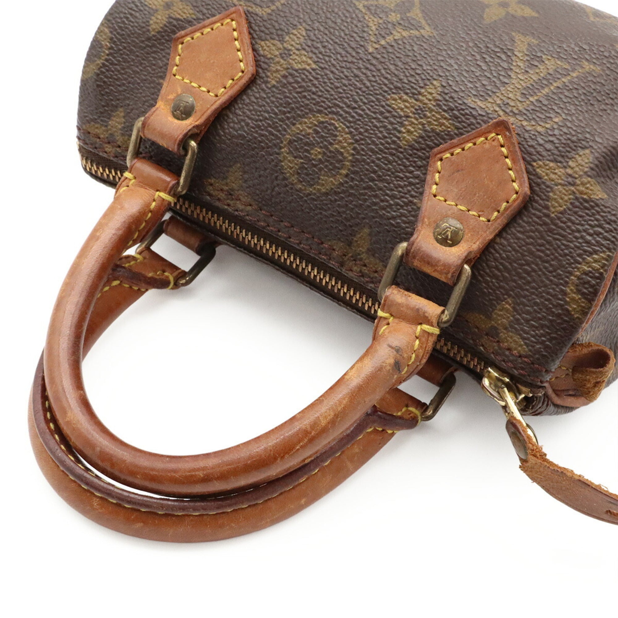 Louis Vuitton Brown Monogram Mini Handbag Pouch (Pre-Owned)