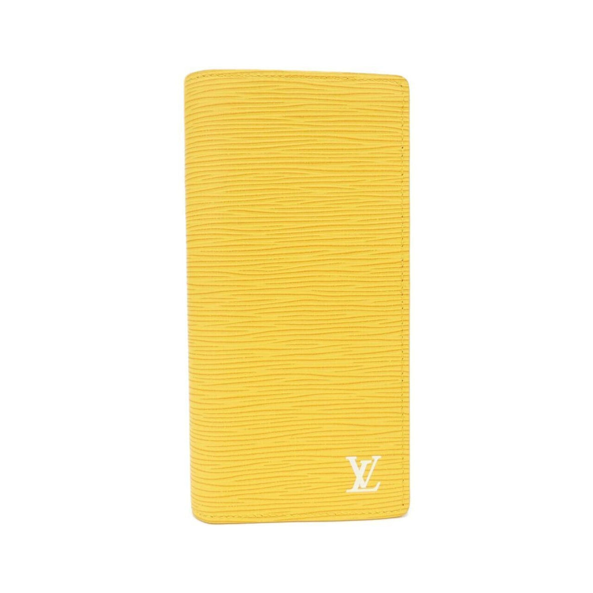 Louis Vuitton Epi Yellow Leather Long Wallet (Bi-Fold) (Pre-Owned)