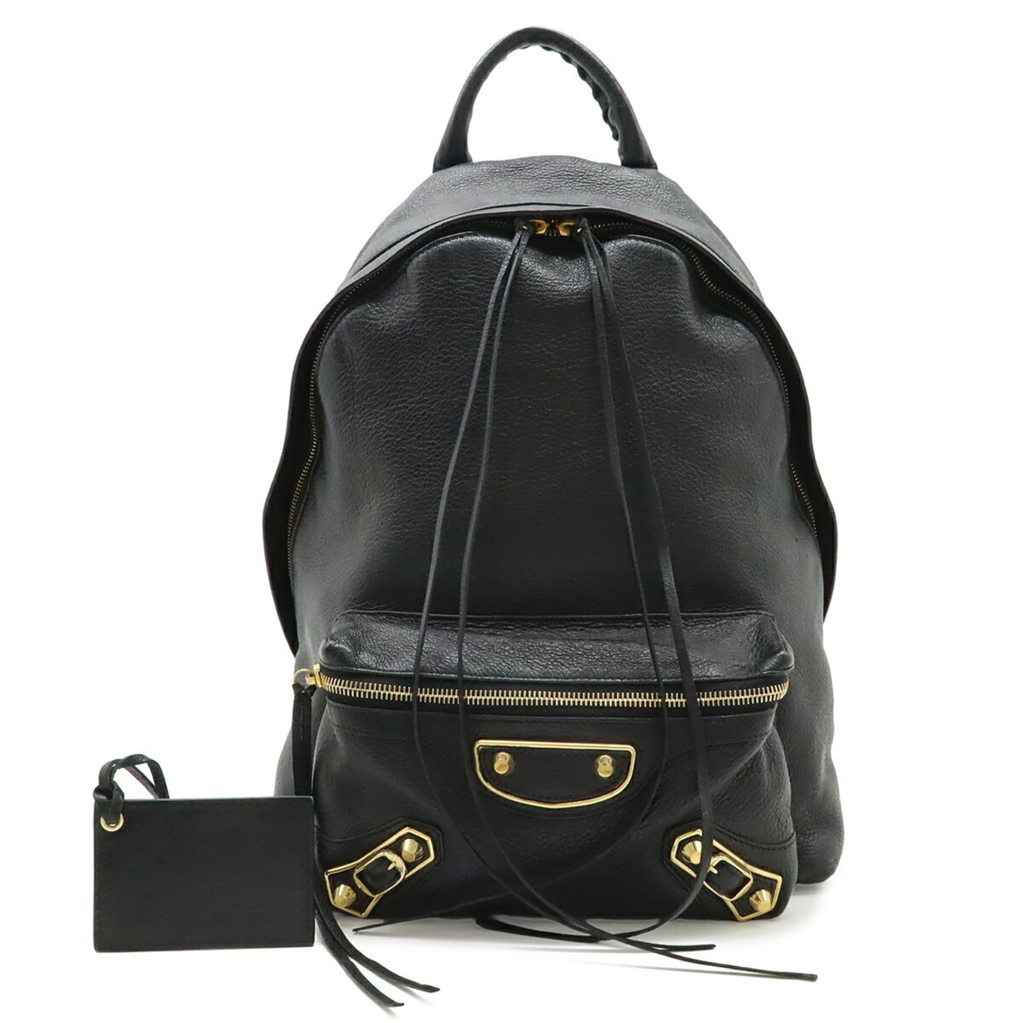 Balenciaga Black Leather Backpack (Pre-Owned)