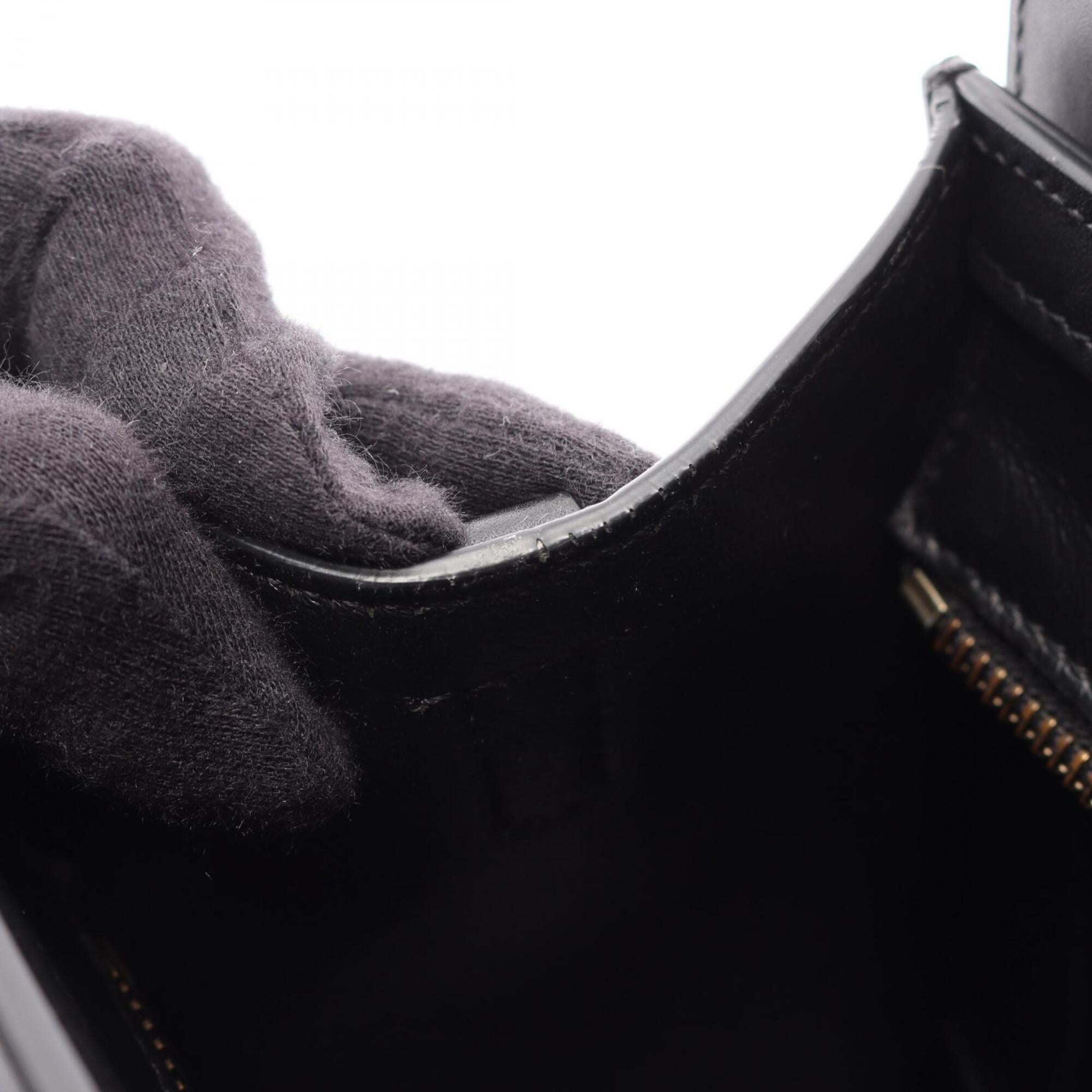 Celine Black White Leather Handbag (Pre-Owned)