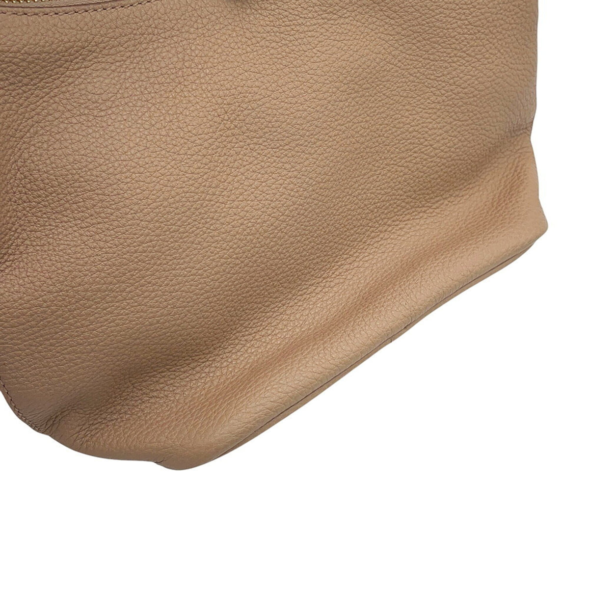 Prada Beige Leather Handbag Shoulder Bag (Pre-Owned)