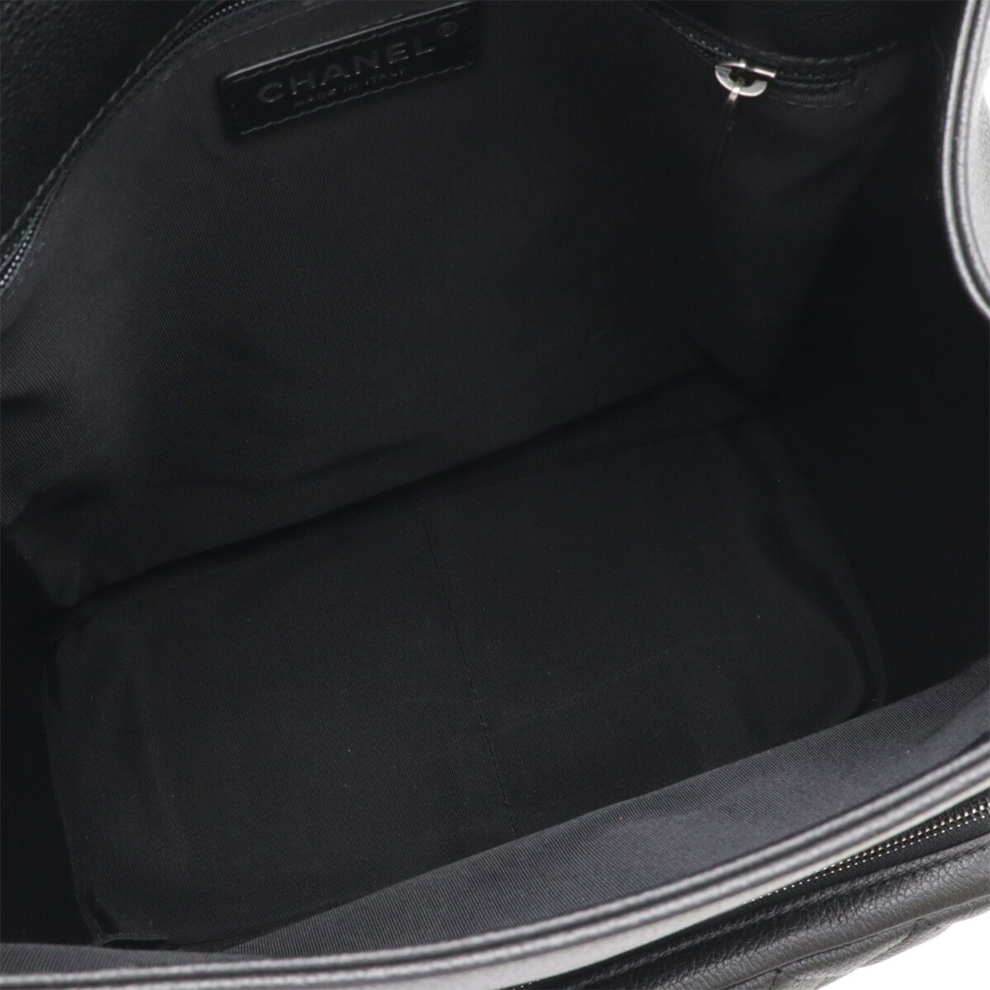 Chanel Black Leather Backpack (Pre-Owned)