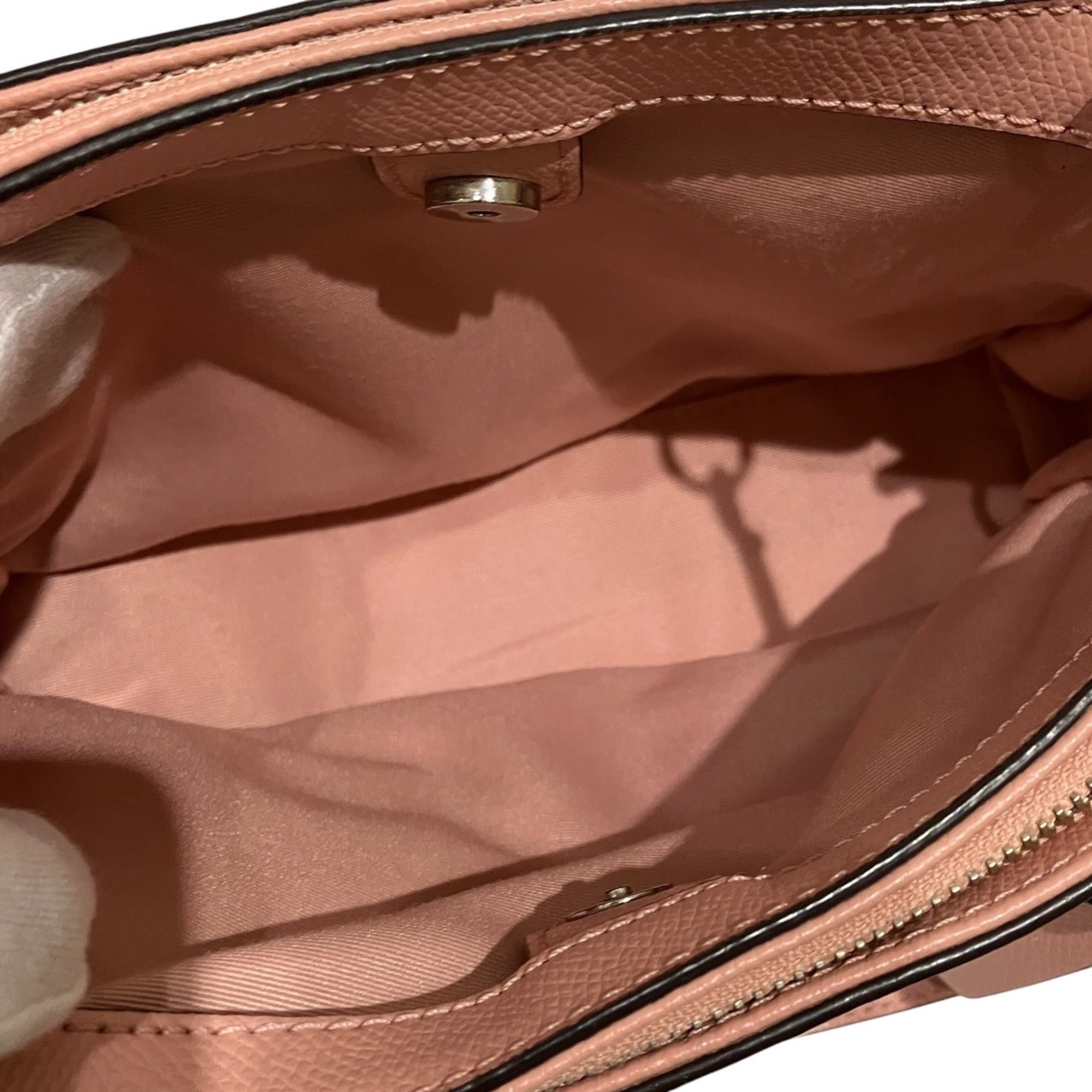Coach Pink Leather Handbag (Pre-Owned)