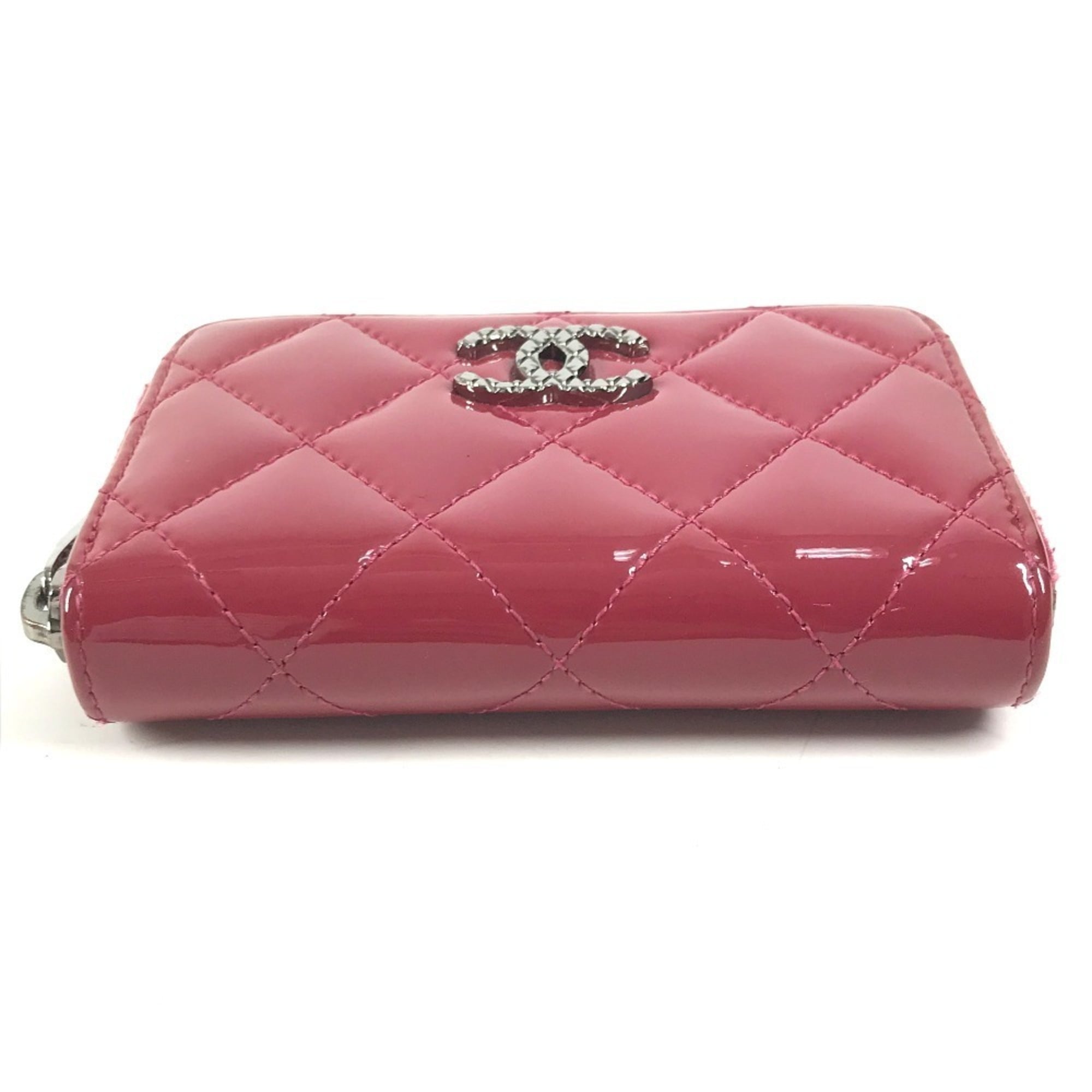 Chanel Pink Quilting Coin Purse/Coin Case (Pre-Owned)