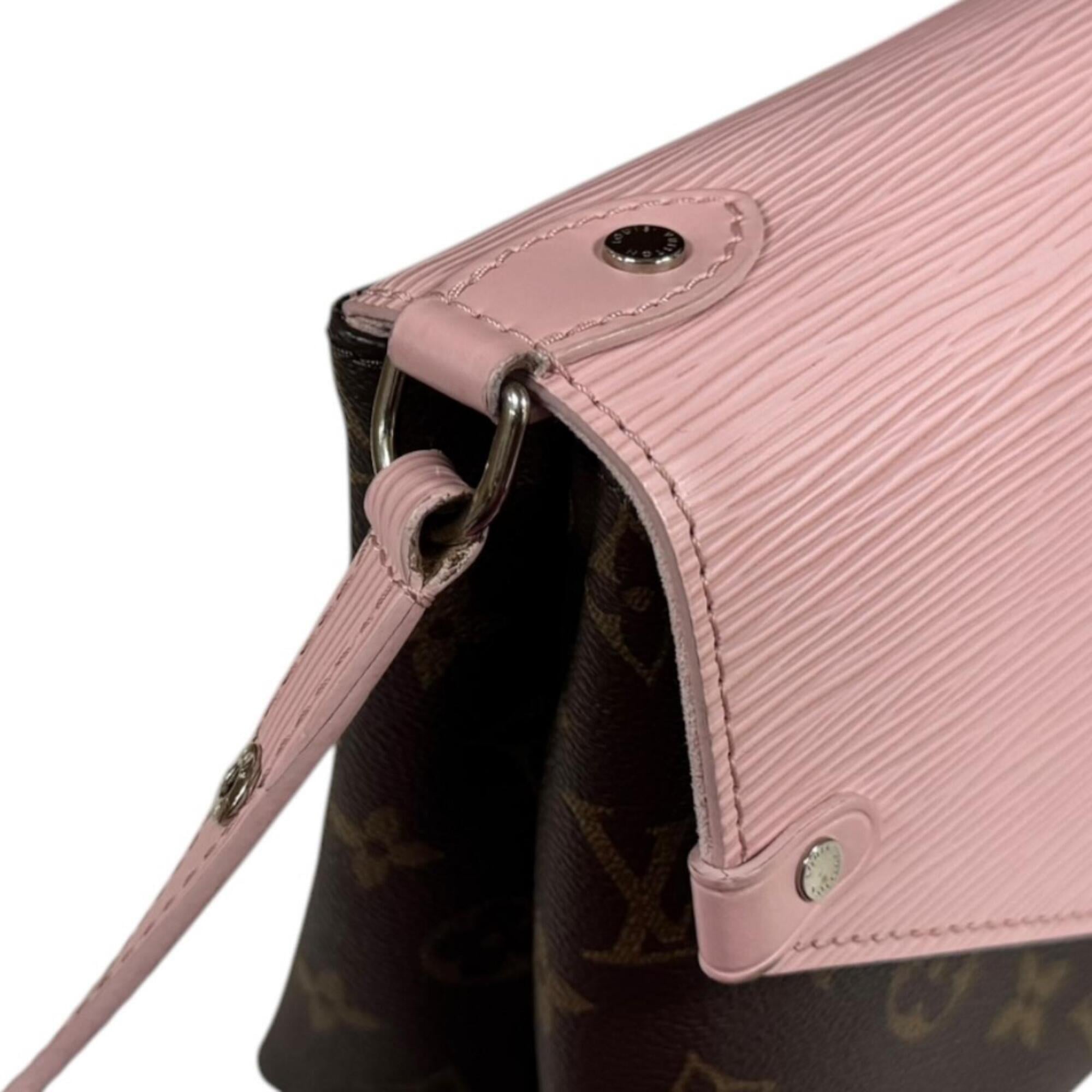 Louis Vuitton Monogram Brown Rose Ballerine Monogram Epi Leather Handbag Shoulder Bag (Pre-Owned)