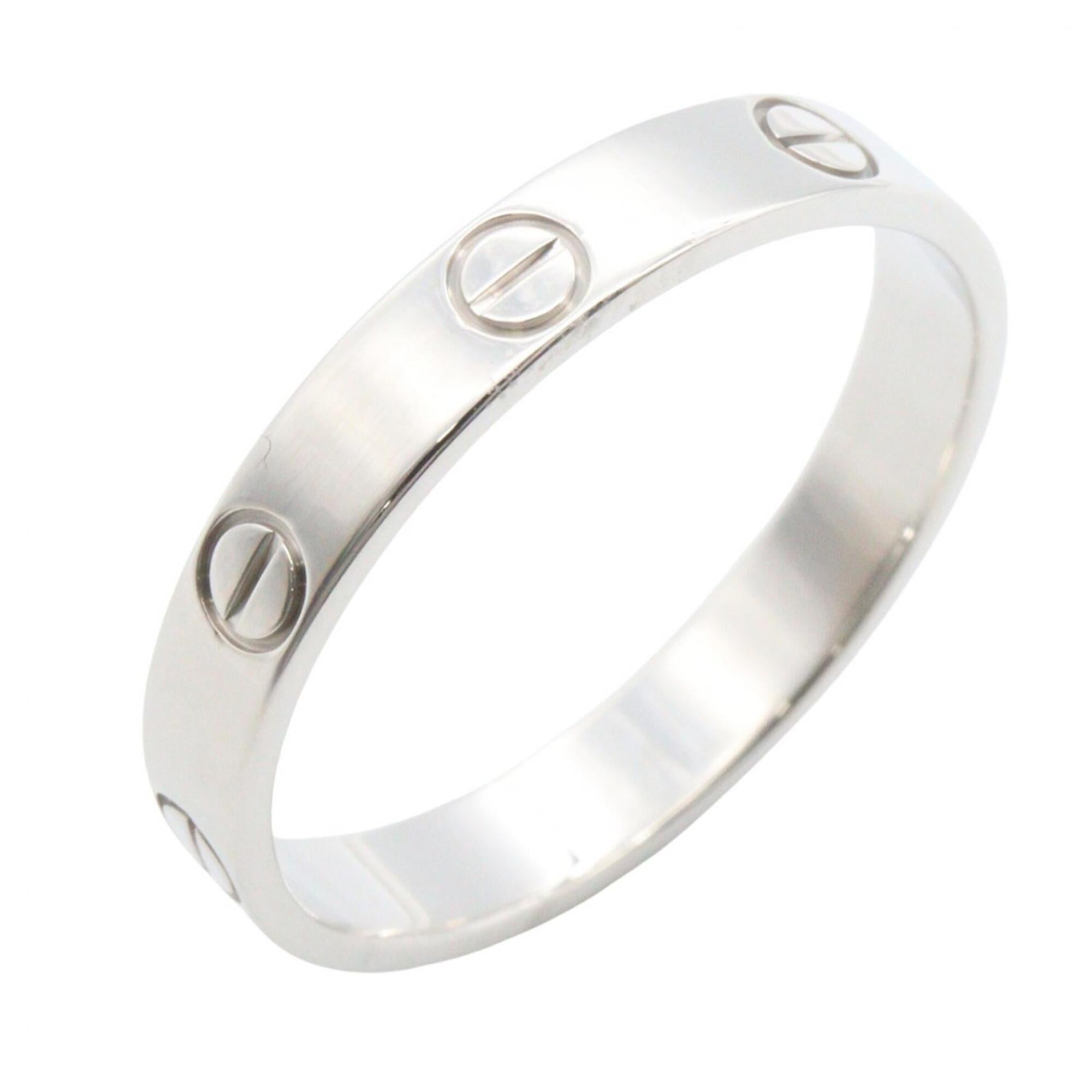 Cartier Silver White Gold (18K) Band Ring (Pre-Owned)