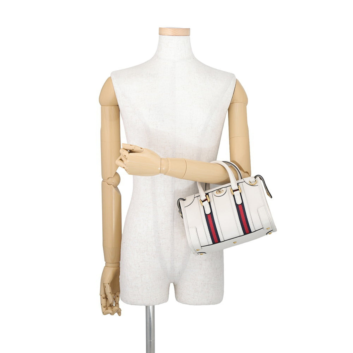 Gucci White Leather Handbag (Pre-Owned)