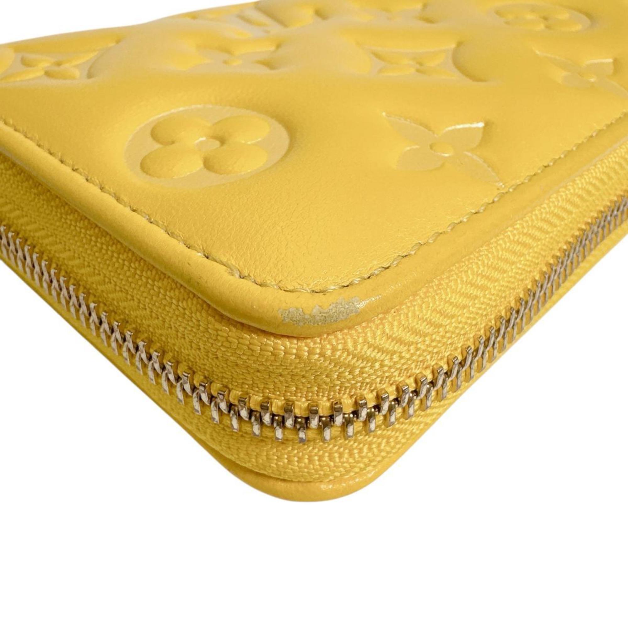 Louis Vuitton Monogram Empreinte Yellow Monogram Empreinte Long Wallet (Bi-Fold) (Pre-Owned)