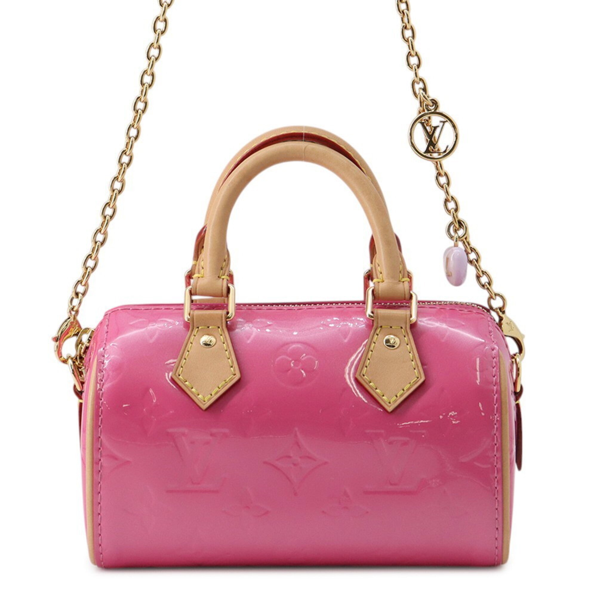 Louis Vuitton Pink Monogram Vernis Handbag Shoulder Bag (Pre-Owned)