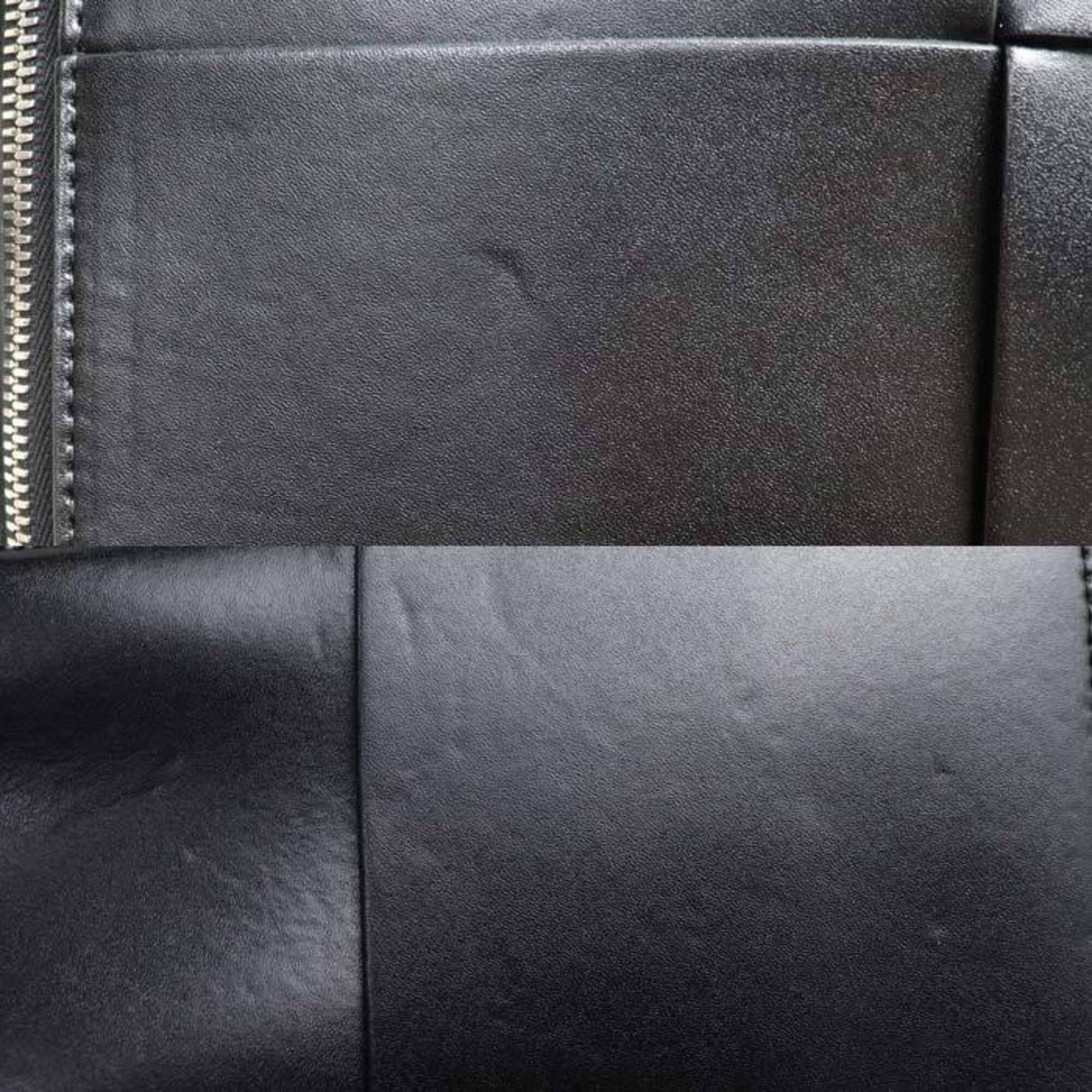 Bottega Veneta Black Leather Backpack (Pre-Owned)