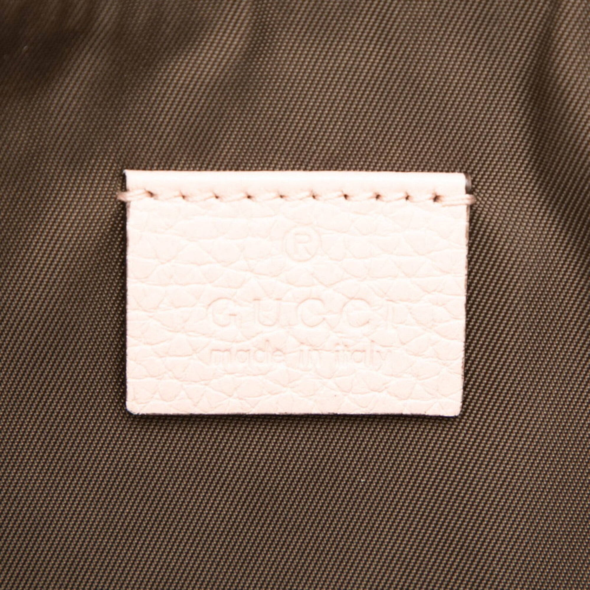 Gucci Pink Leather Clutch Bag (Pre-Owned)