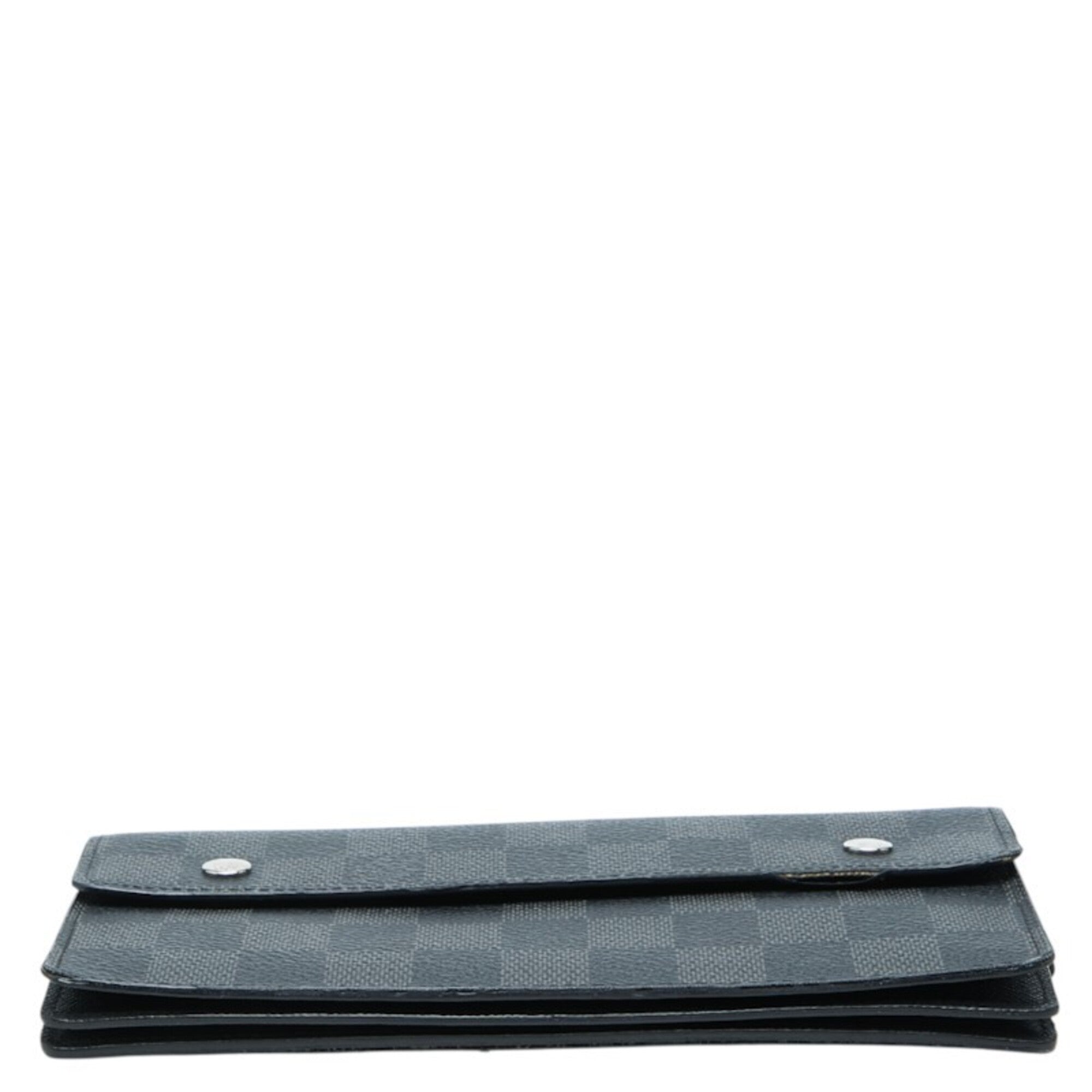 Louis Vuitton Black Pvc Leather Chain/Shoulder Wallet (Pre-Owned)