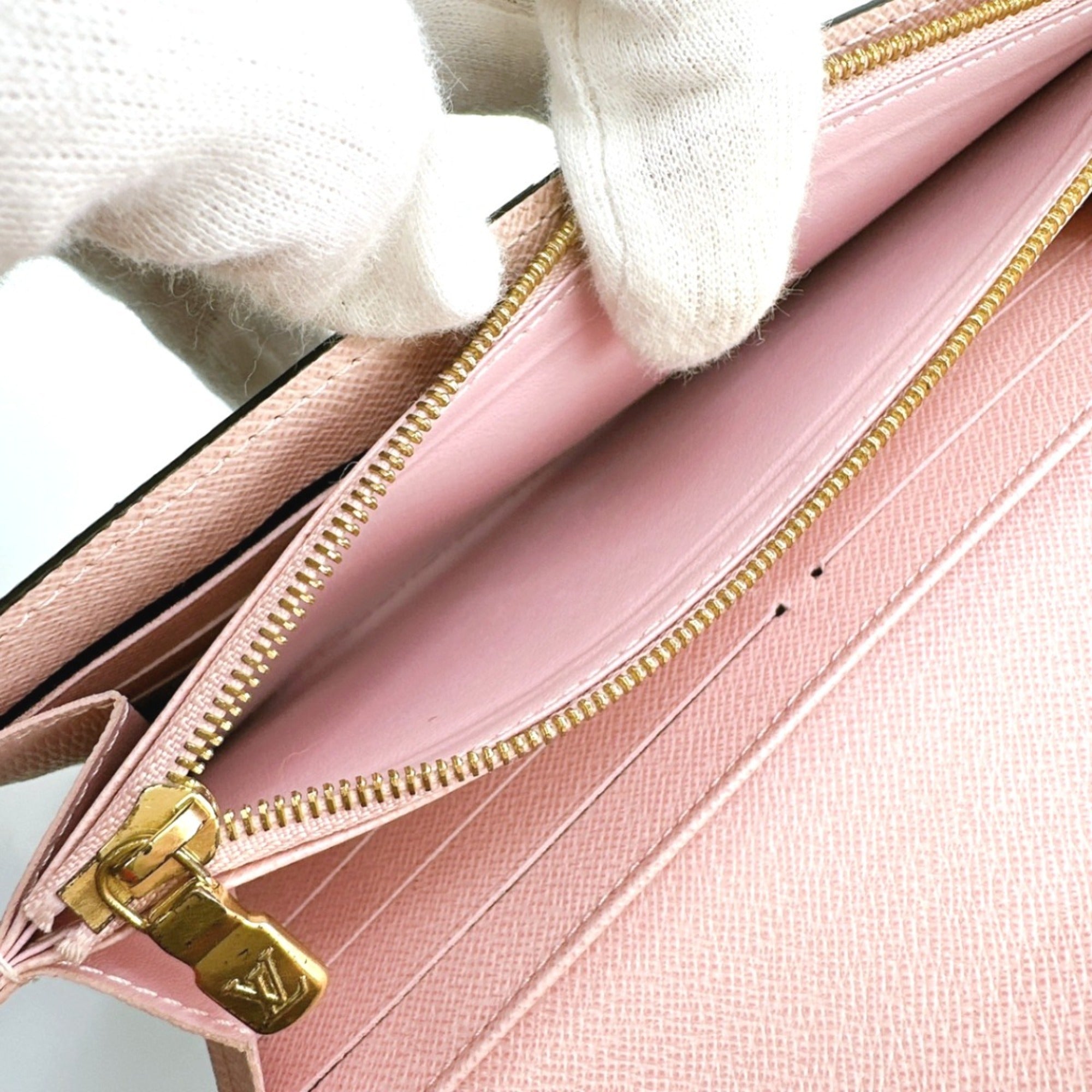 Louis Vuitton Rose Ballerine Monogram Long Wallet (Bi-Fold) (Pre-Owned)