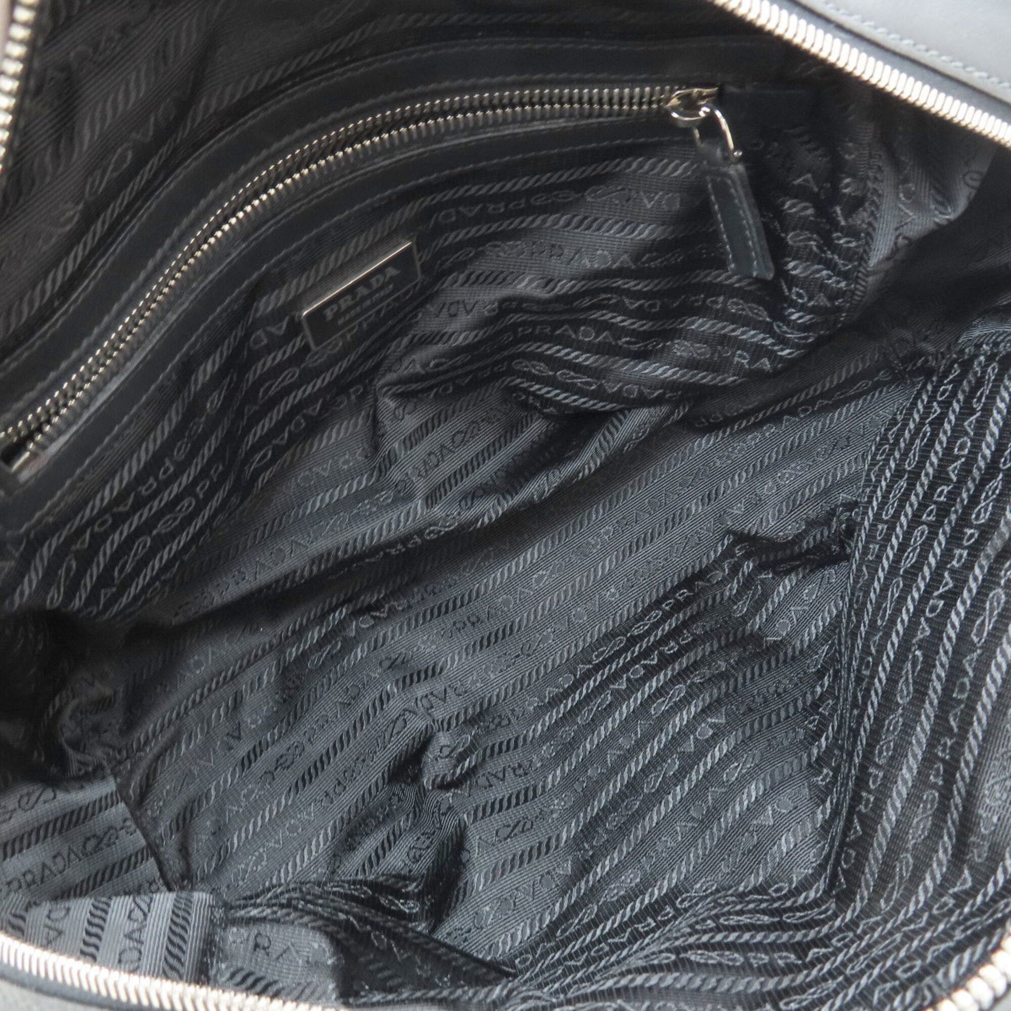 Prada Black Leather Boston Bag (Pre-Owned)