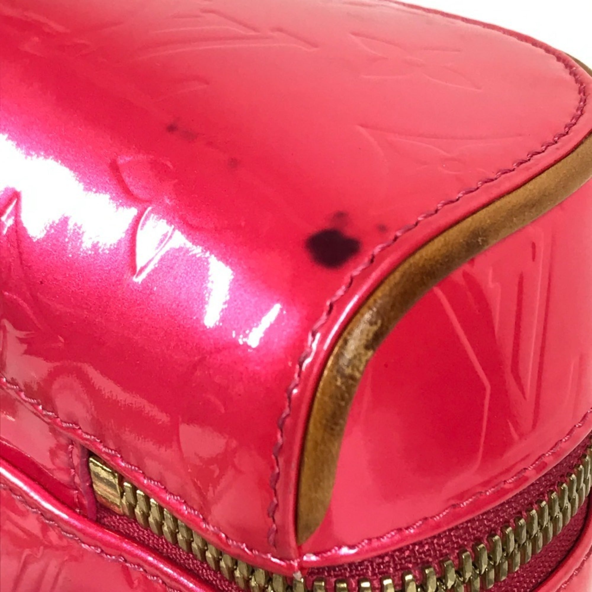 Louis Vuitton Fuchsia Pink Pink Monogram Vernis Pochette Shoulder Bag (Pre-Owned)
