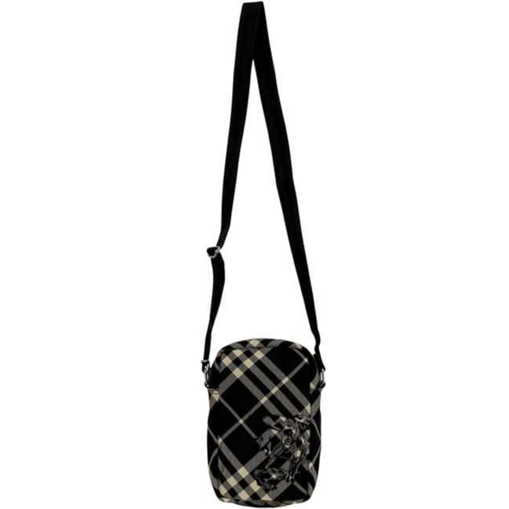 Burberry Black Canvas Leather Pochette Shoulder Bag (Pre-Owned)