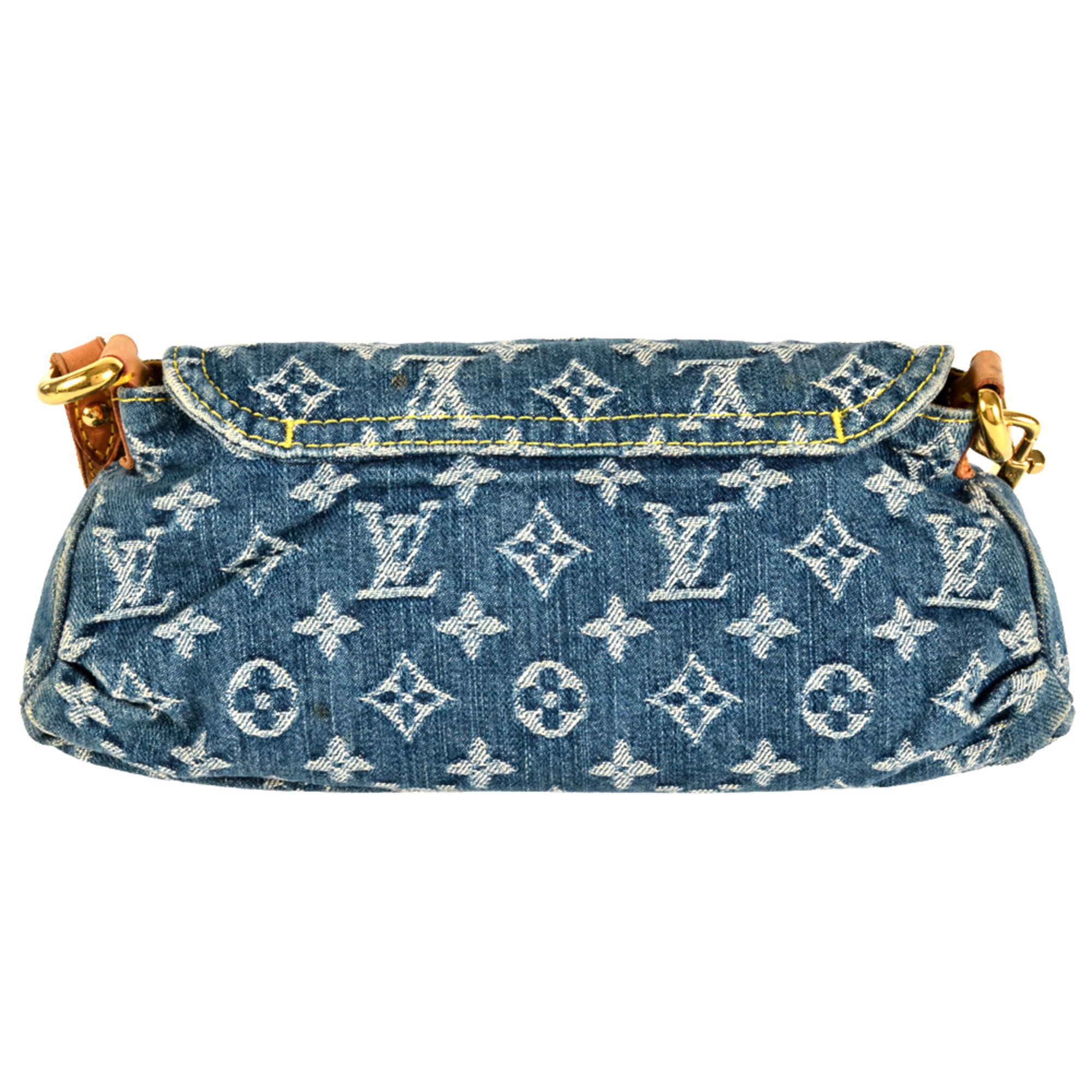 Louis Vuitton Monogram Denim Shoulder Bag (Pre-Owned)