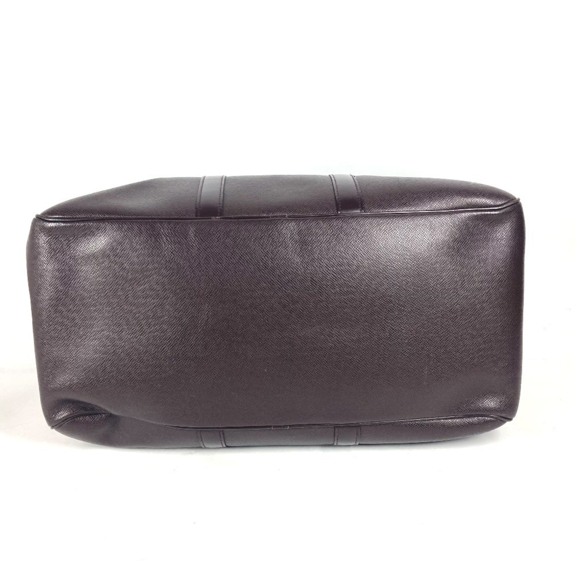 Louis Vuitton Acajou Taiga Leather Boston Bag Handbag (Pre-Owned)