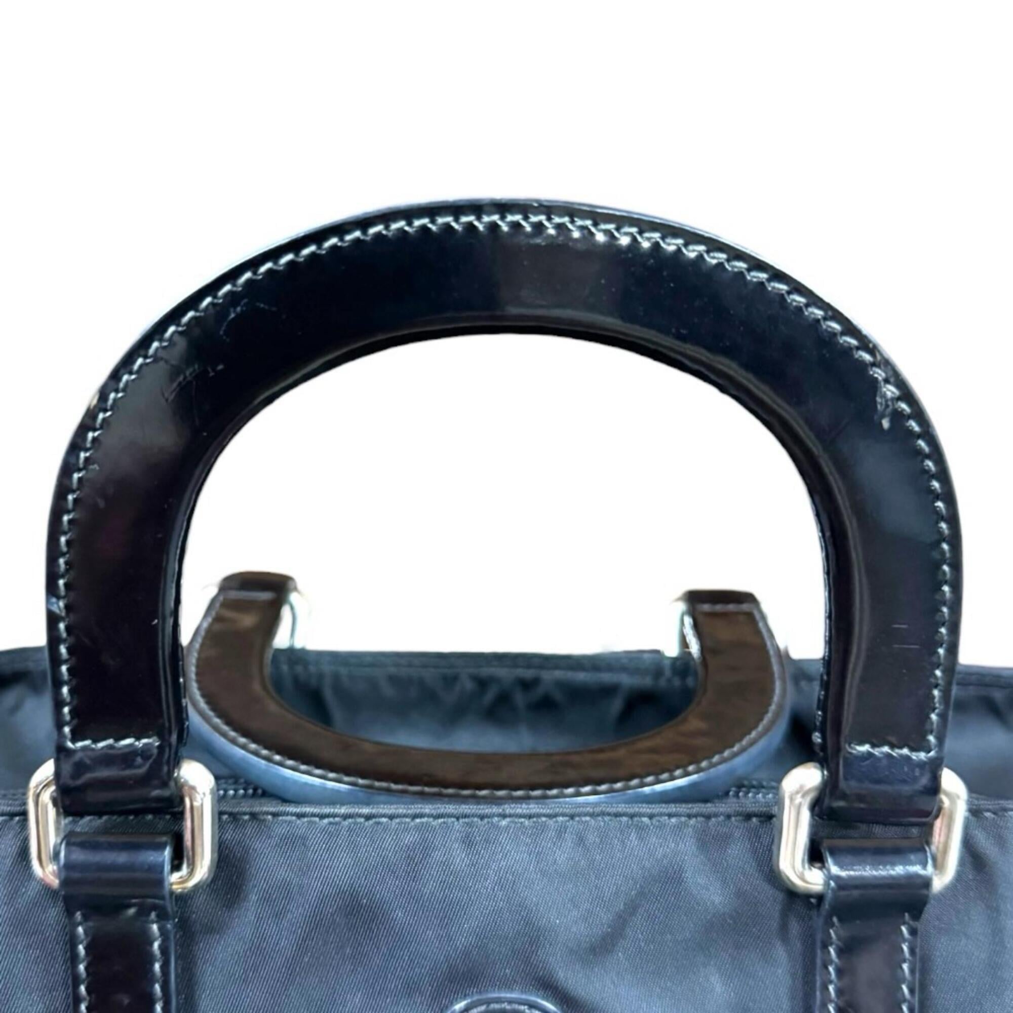 Prada Black Nylon Shoulder Bag (Pre-Owned)