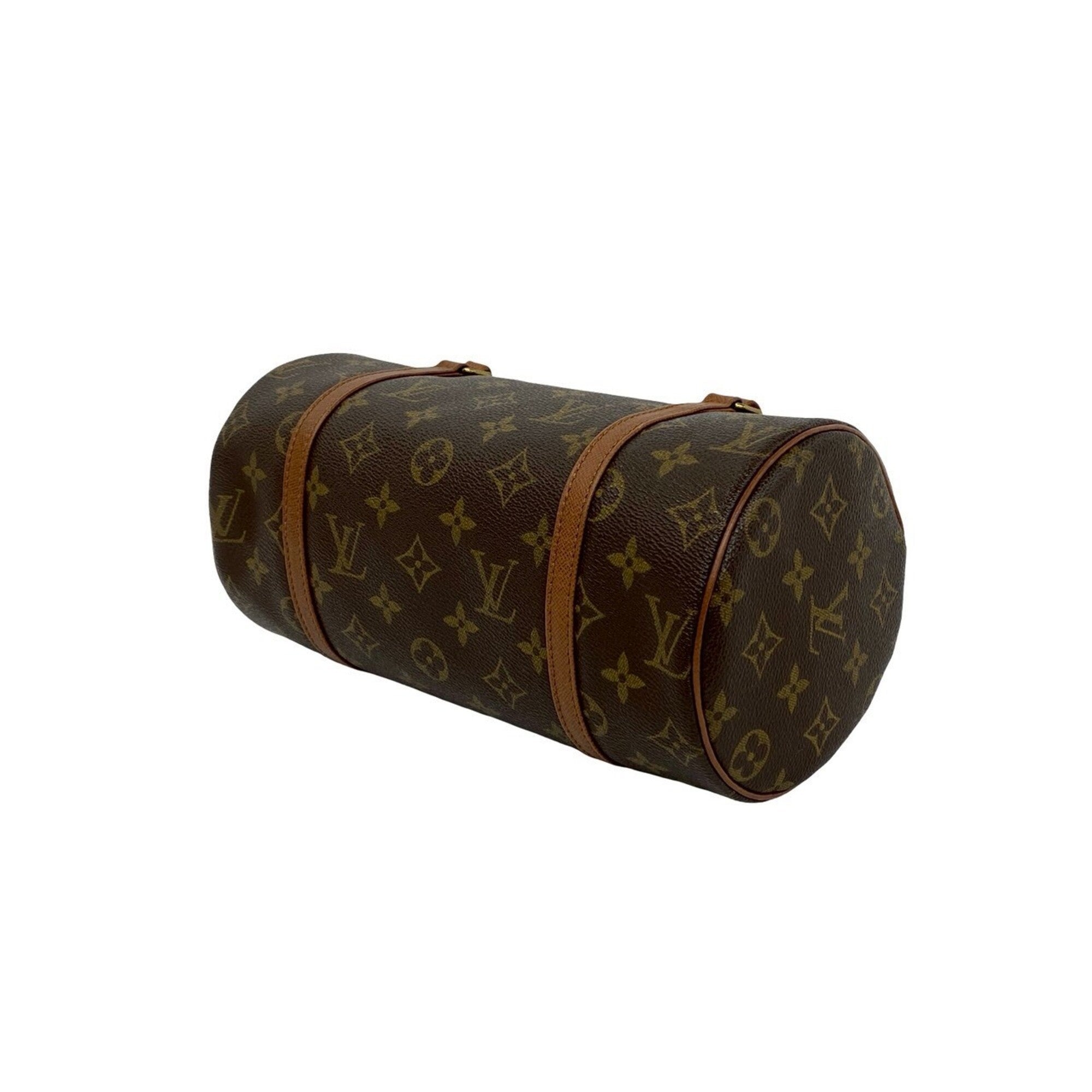 Louis Vuitton Brown Pvc Leather Boston Bag Handbag (Pre-Owned)