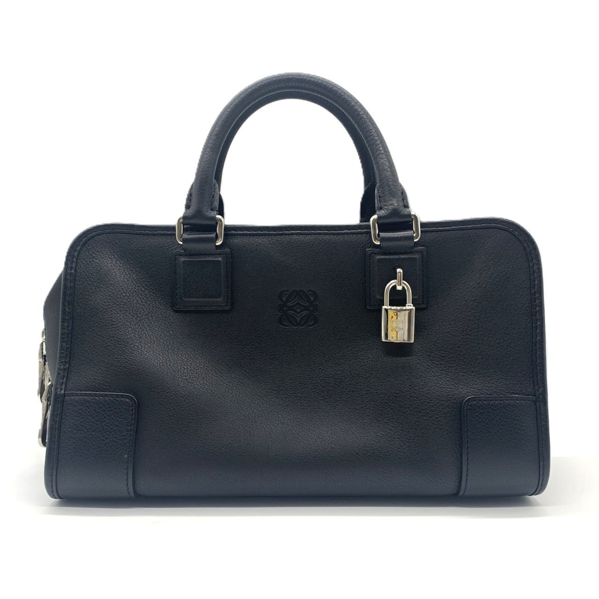 Loewe Black Leather Handbag (Pre-Owned)
