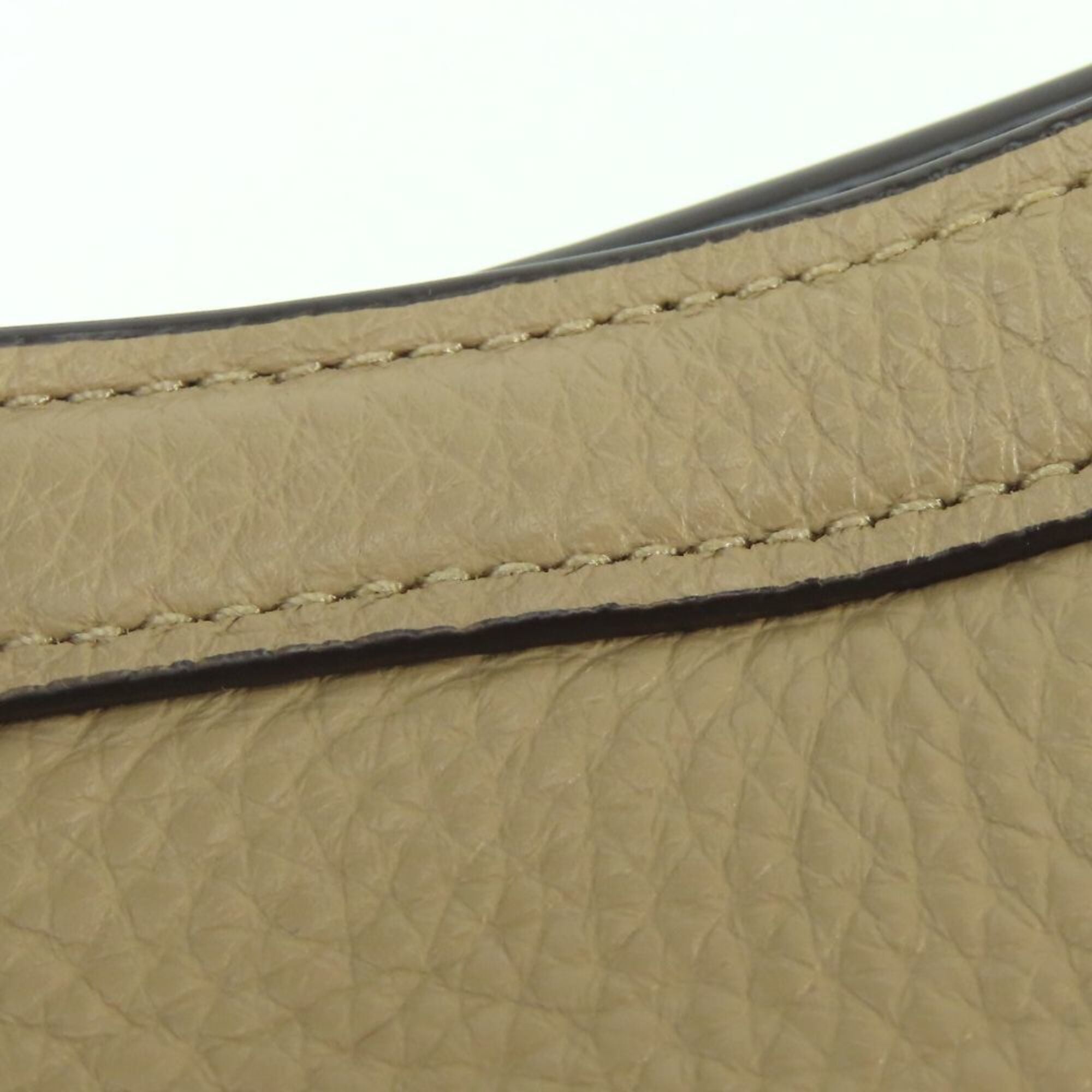 Coach Beige Leather Tote Bag (Pre-Owned)