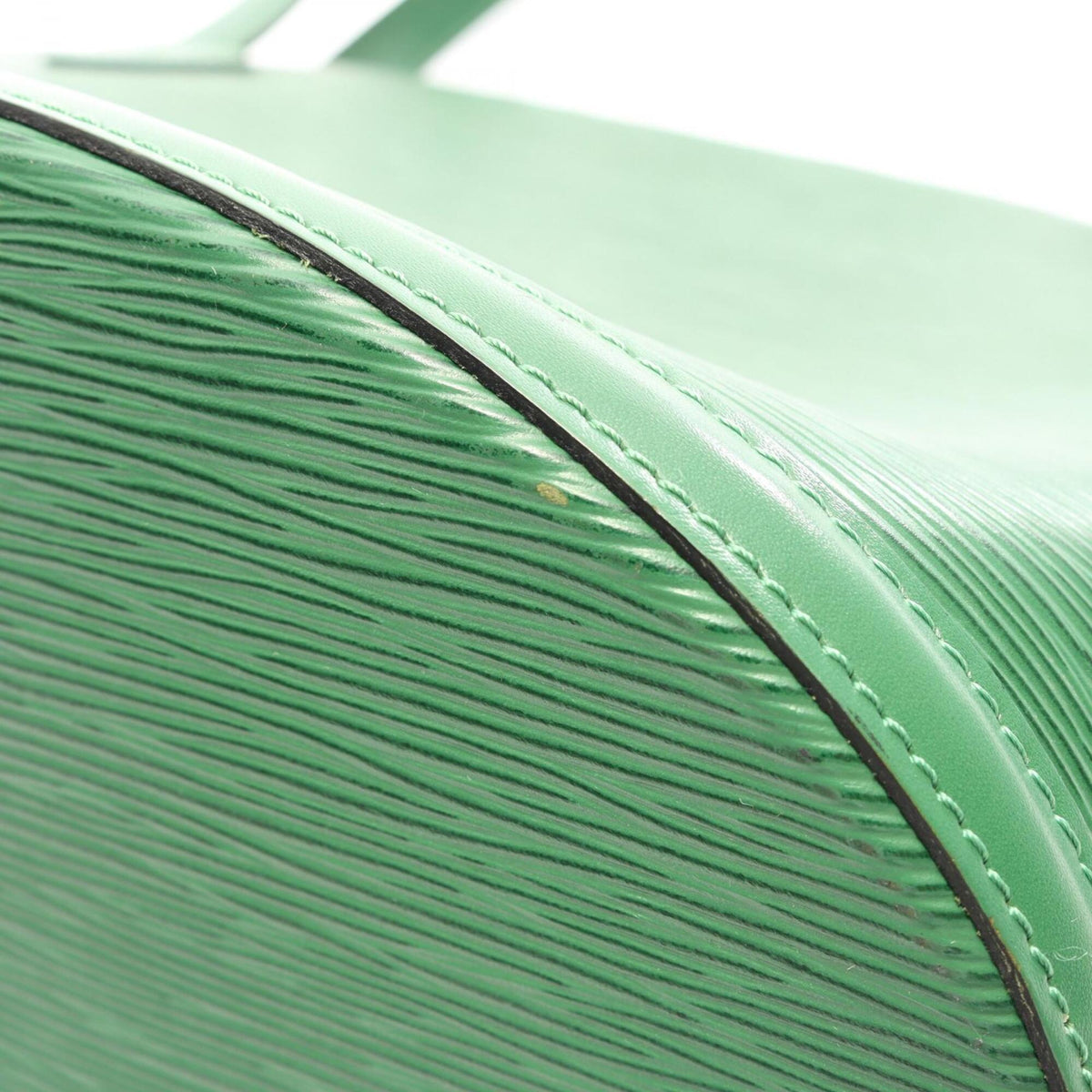 Louis Vuitton Borneo Green Green Epi Leather Handbag Shoulder Bag (Pre-Owned)