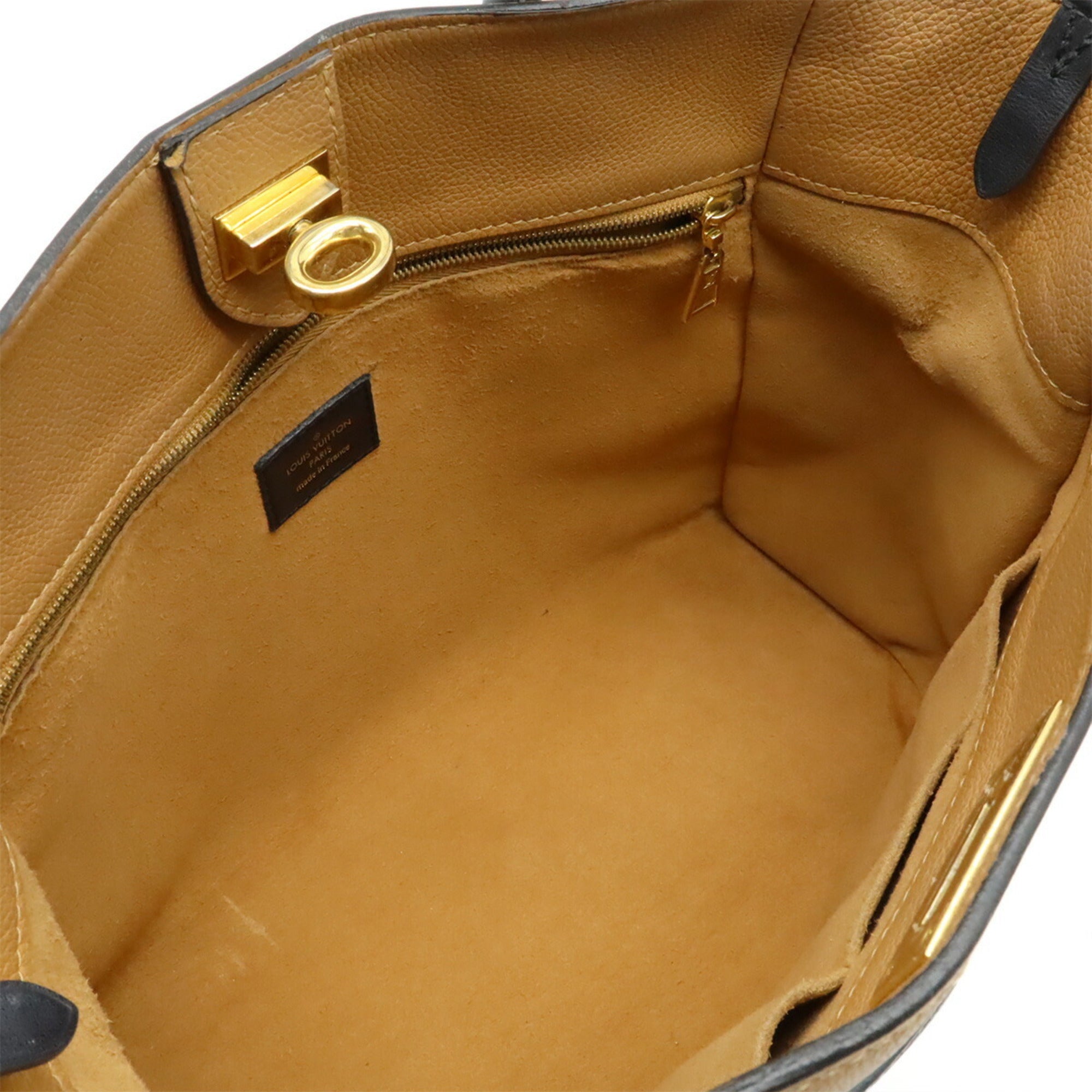 Louis Vuitton Monogram Black Noir Monogram Leather Handbag Shoulder Bag (Pre-Owned)