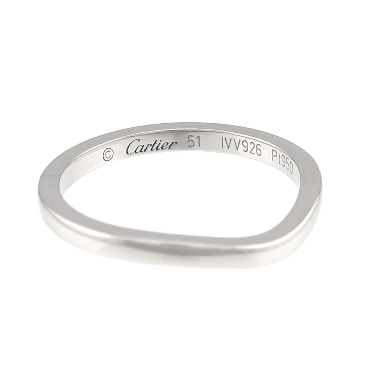 Cartier Platinum 950 Band Ring (Pre-Owned)