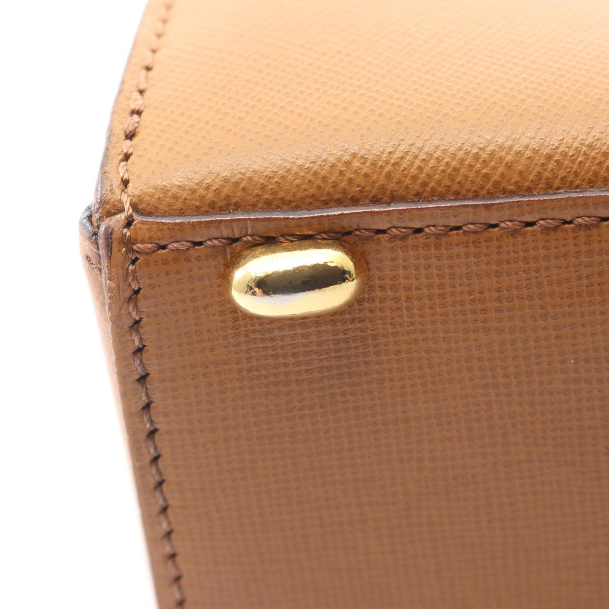 Celine Brown Leather Handbag Shoulder Bag (Pre-Owned)